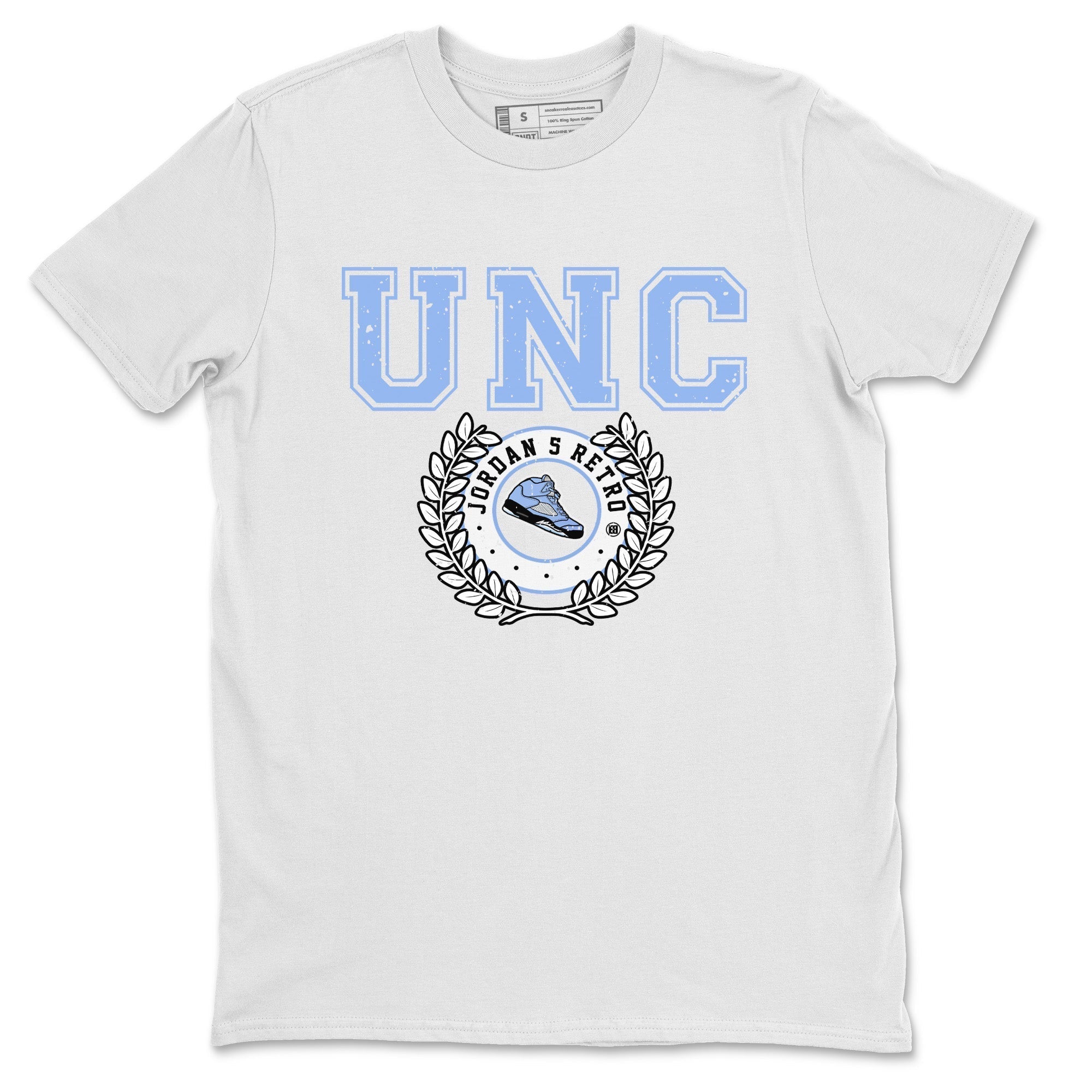 Jordan 5 UNC Shirt To Match Jordans Sneaker Letter Sneaker Tees Jordan 5 UNC Drip Gear Zone Sneaker Matching Clothing Unisex Shirts
