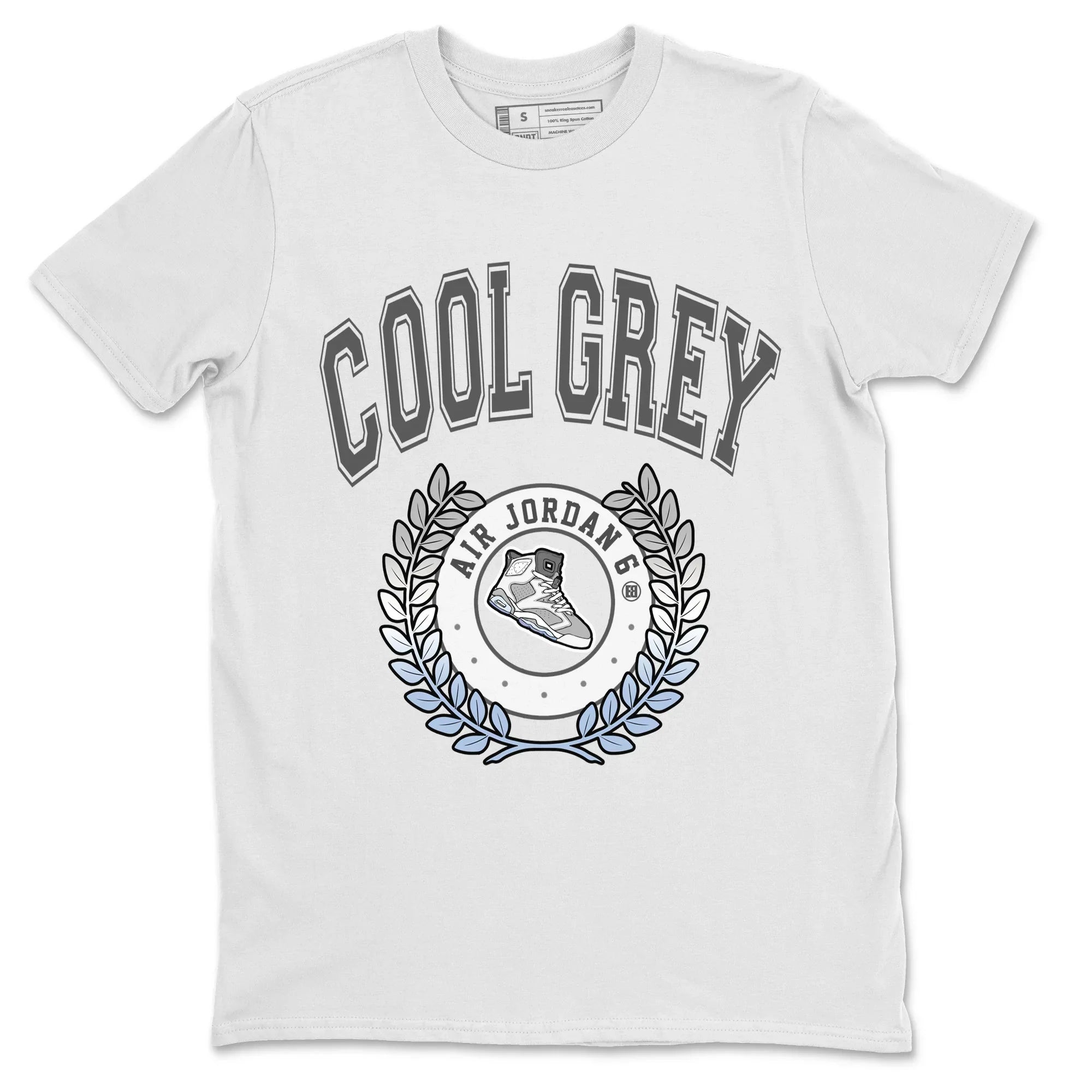 Jordan 6 Cool Grey Shirt To Match Jordans Sneaker Letter Sneaker Tees Jordan 6 Cool Grey Drip Gear Zone Sneaker Matching Clothing Unisex Shirts