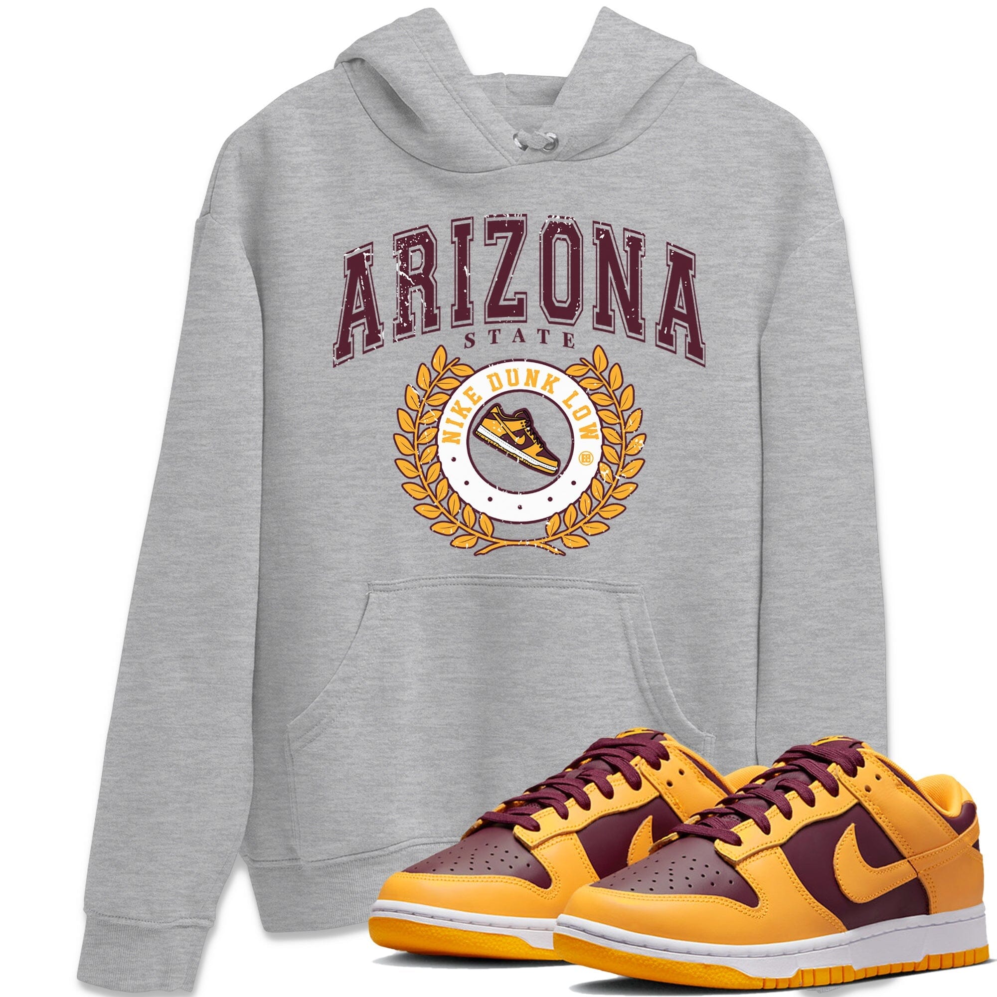 Dunk Arizona State Sneaker Match Tees Sneaker Letter Sneaker Tees Dunk Arizona State Jordan to match sneaker T-Shirt Crew Neck Shirts