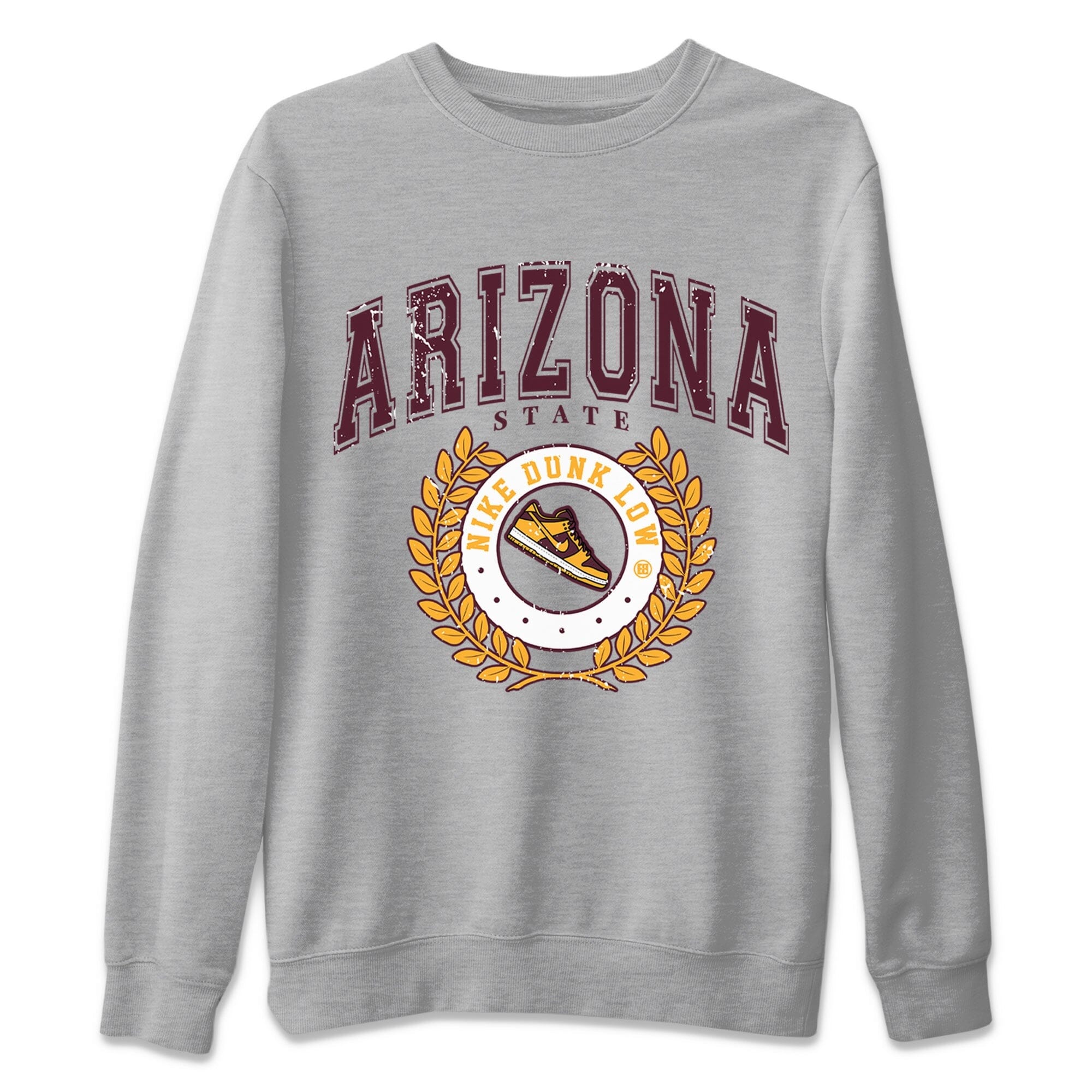 Dunk Arizona State Sneaker Match Tees Sneaker Letter Sneaker Tees Dunk Arizona State Jordan to match sneaker T-Shirt Crew Neck Shirts