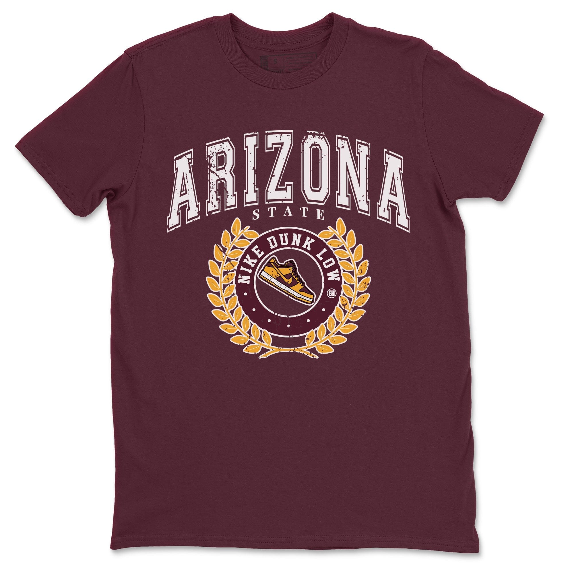 Dunk Arizona State Sneaker Match Tees Sneaker Letter Sneaker Tees Dunk Arizona State Jordan to match sneaker T-Shirt Crew Neck Shirts