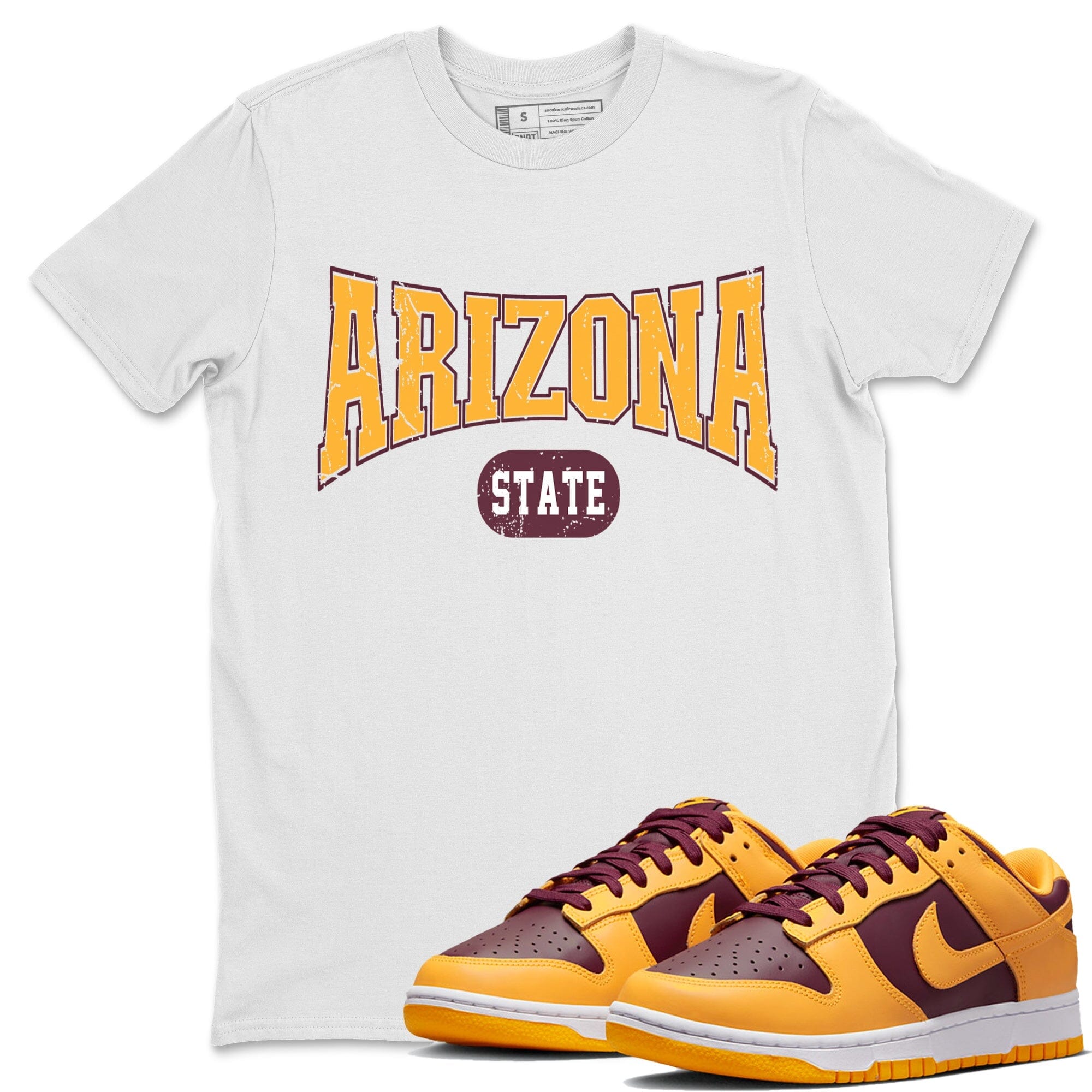 Dunk Arizona State Sneaker Match Tees Sneaker State Sneaker Tees Dunk Arizona State Jordan to match sneaker T-Shirt Crew Neck Shirts