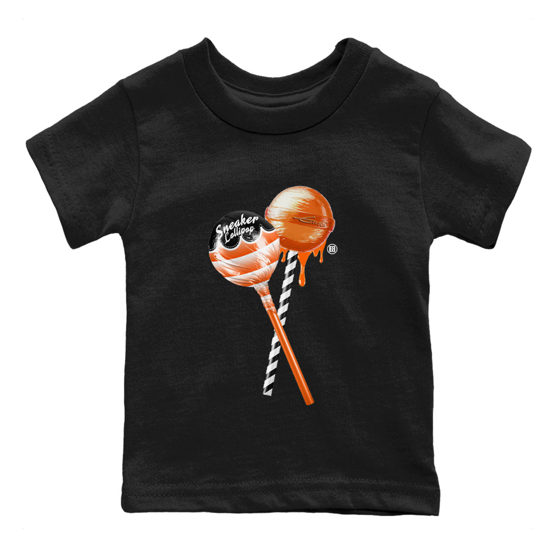 Air Jordan 12 Brilliant Orange Sneaker Lollipops Baby and Kids Streetwear Sneaker Shirt Air Jordan 12 Brilliant Orange Kids Streetwear Sneaker Shirt Washing and Care Tip