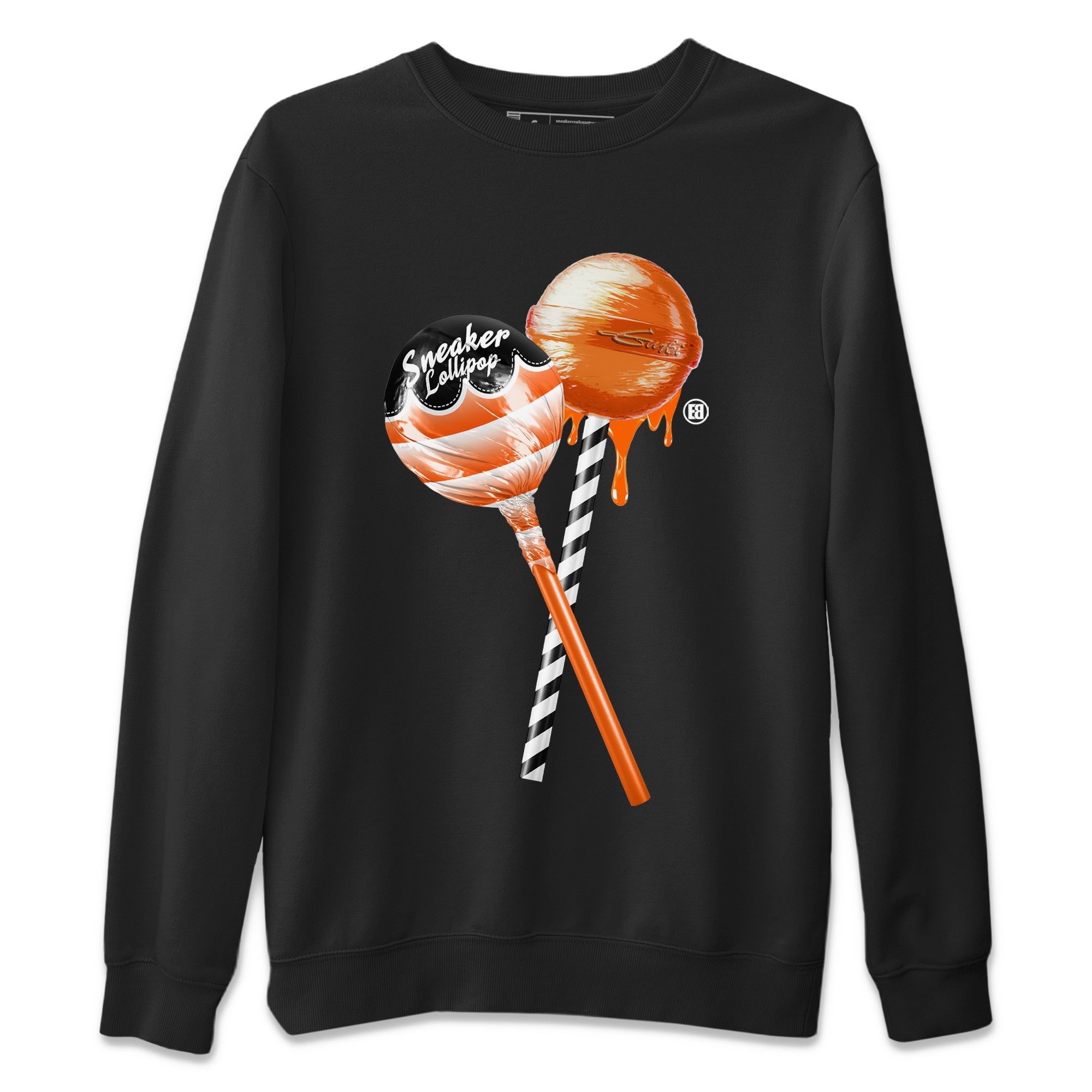 Air Jordan 12 Brilliant Orange Sneaker Match Tees Sneaker Lollipops Streetwear Sneaker Shirt 12s Brilliant Orange Tee Unisex Shirts Black 2