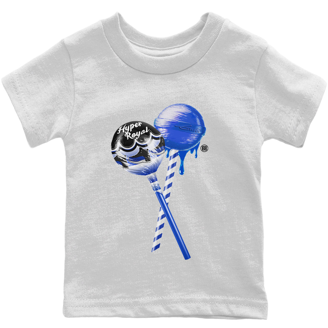 Jordan 12 Hyper Royal Sneaker Tees Drip Gear Zone Sneaker Lollipops Sneaker Tees Jordan 12 Hyper Royal Shirt Kids Shirts