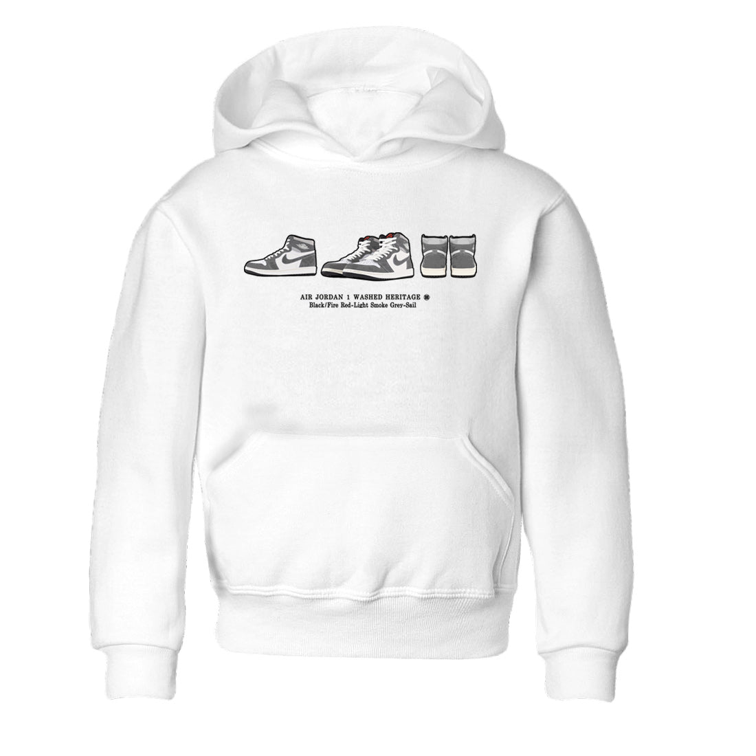 Air Jordan 1 Washed Heritage Sneaker Match Tees Sneaker Prelude t shirt Air Jordan 1 Washed Heritage Sneaker Release Tees Kids Shirts White 2