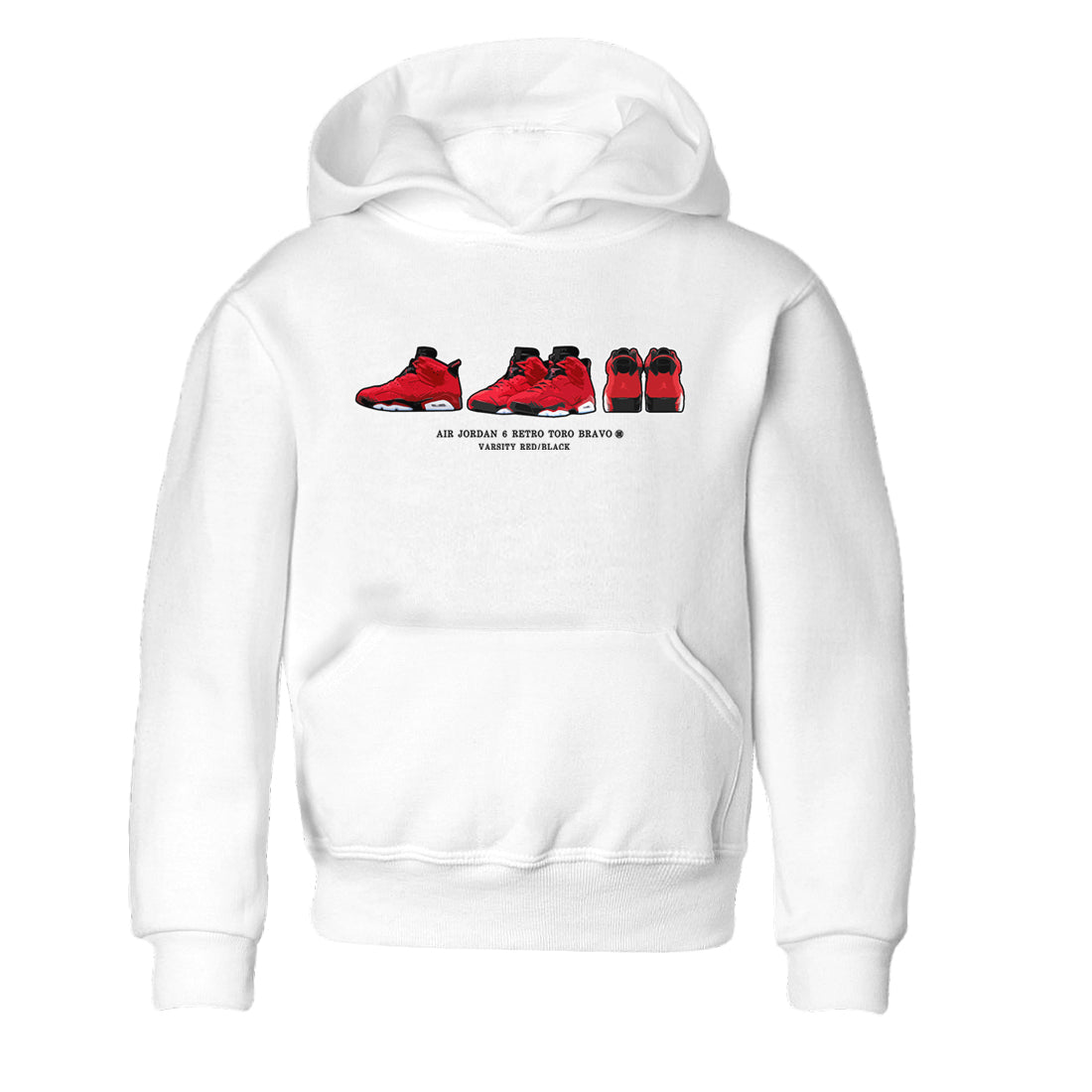 Air Jordan 6 Toro Bravo Sneaker Match Tees Sneaker Prelude Streetwear Sneaker Shirt Air Jordan 6 Toro Tees Kids Shirts White 2