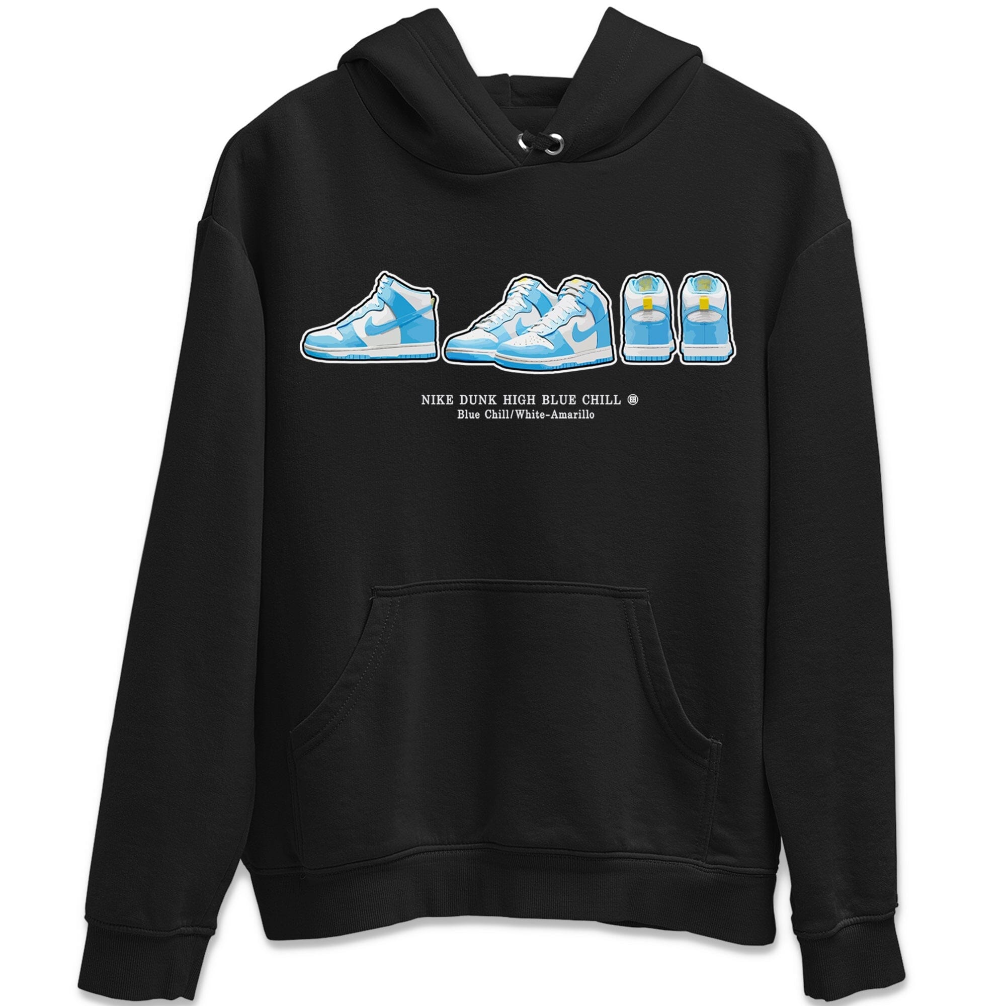 Dunk Blue Chill Sneaker Match Tees Sneaker Prelude Sneaker Tees Dunk Blue Chill Jordan to match sneaker T-Shirt Crew Neck Shirts