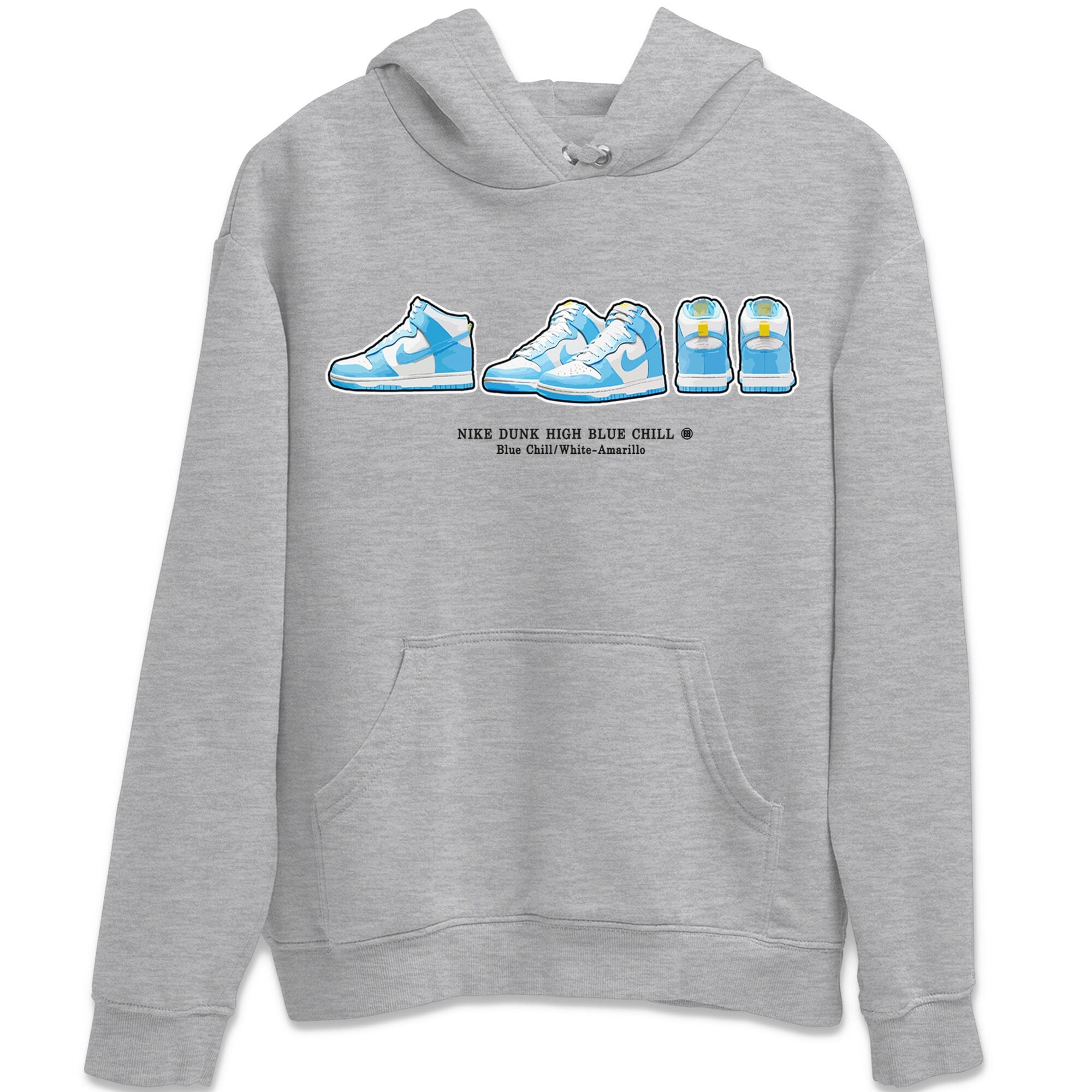 Dunk Blue Chill Sneaker Match Tees Sneaker Prelude Sneaker Tees Dunk Blue Chill Jordan to match sneaker T-Shirt Crew Neck Shirts