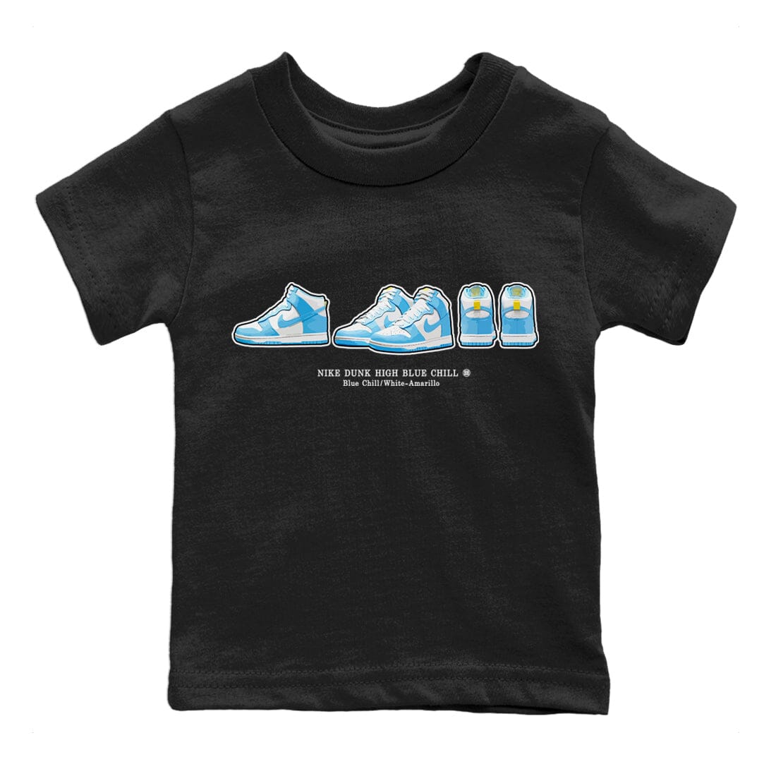 Dunk Blue Chill Sneaker Match Tees Sneaker Prelude Sneaker Tees Dunk Blue Chill Jordan to match sneaker T-Shirt Kids Shirts