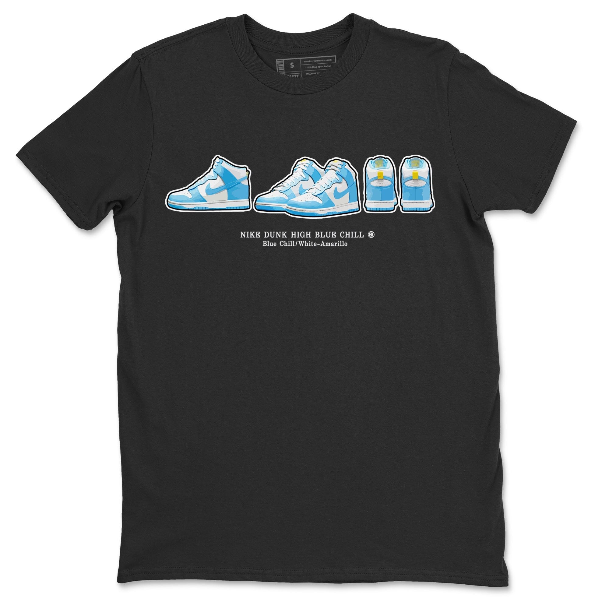 Dunk Blue Chill Sneaker Match Tees Sneaker Prelude Sneaker Tees Dunk Blue Chill Jordan to match sneaker T-Shirt Crew Neck Shirts