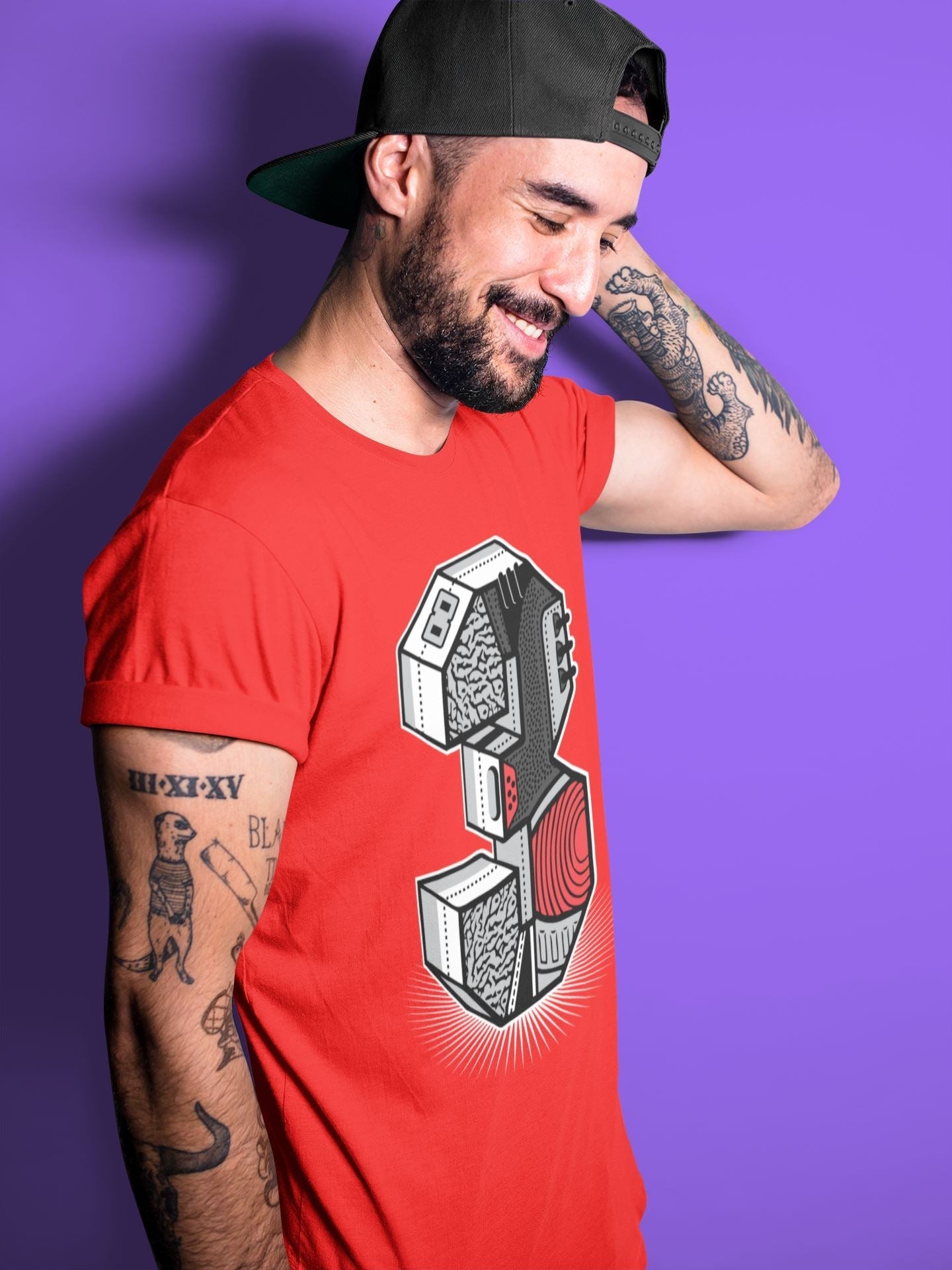 Jordan 3 Black Cement Shirt To Match Jordans Three Statue Sneaker Tees Jordan 3 Black Cement Drip Gear Zone Sneaker Matching Clothing Unisex Shirts