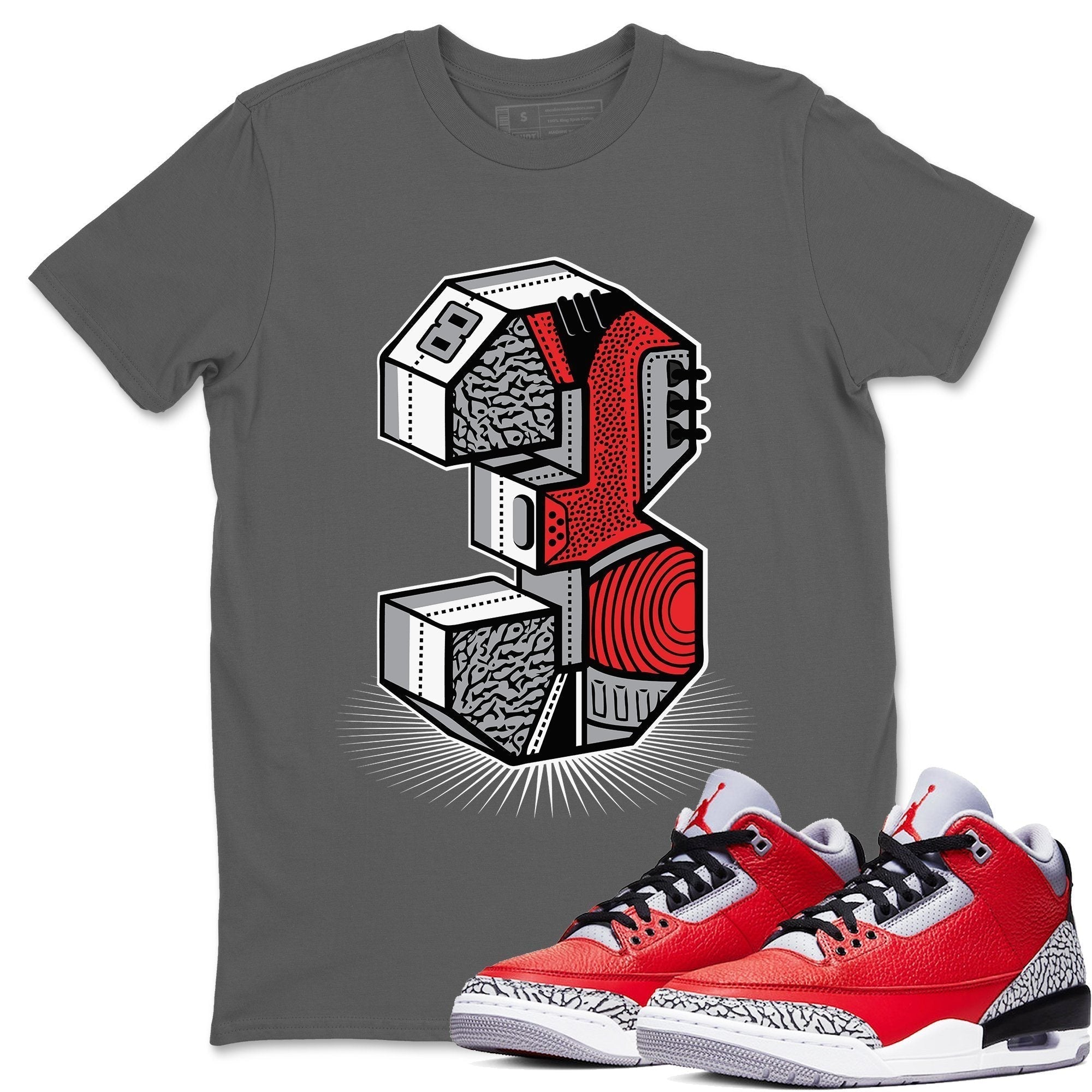 Jordan 3 Unite Shirt To Match Jordans Three Statue Sneaker Tees Jordan 3 Unite Drip Gear Zone Sneaker Matching Clothing Unisex Shirts