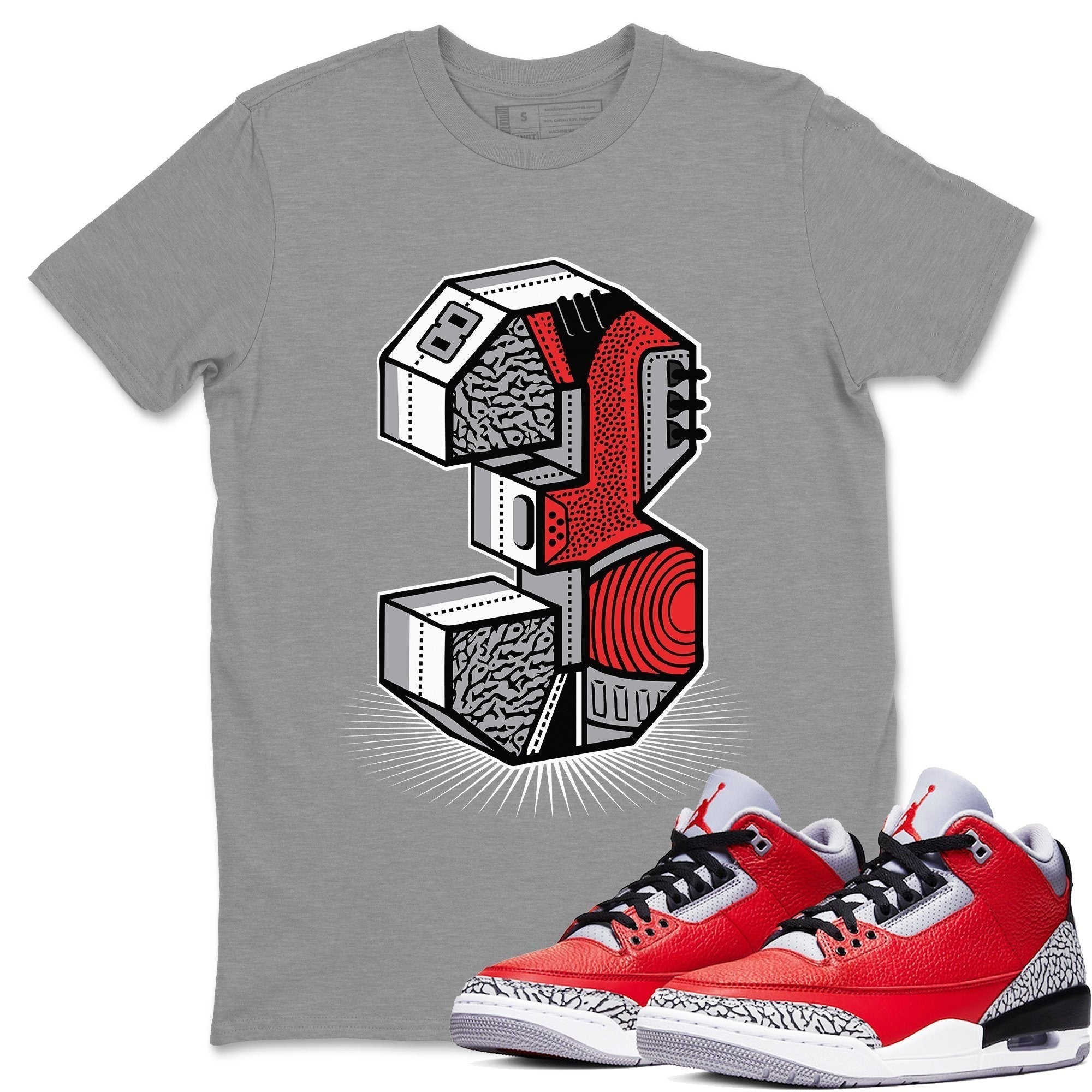 Jordan 3 Unite Shirt To Match Jordans Three Statue Sneaker Tees Jordan 3 Unite Drip Gear Zone Sneaker Matching Clothing Unisex Shirts