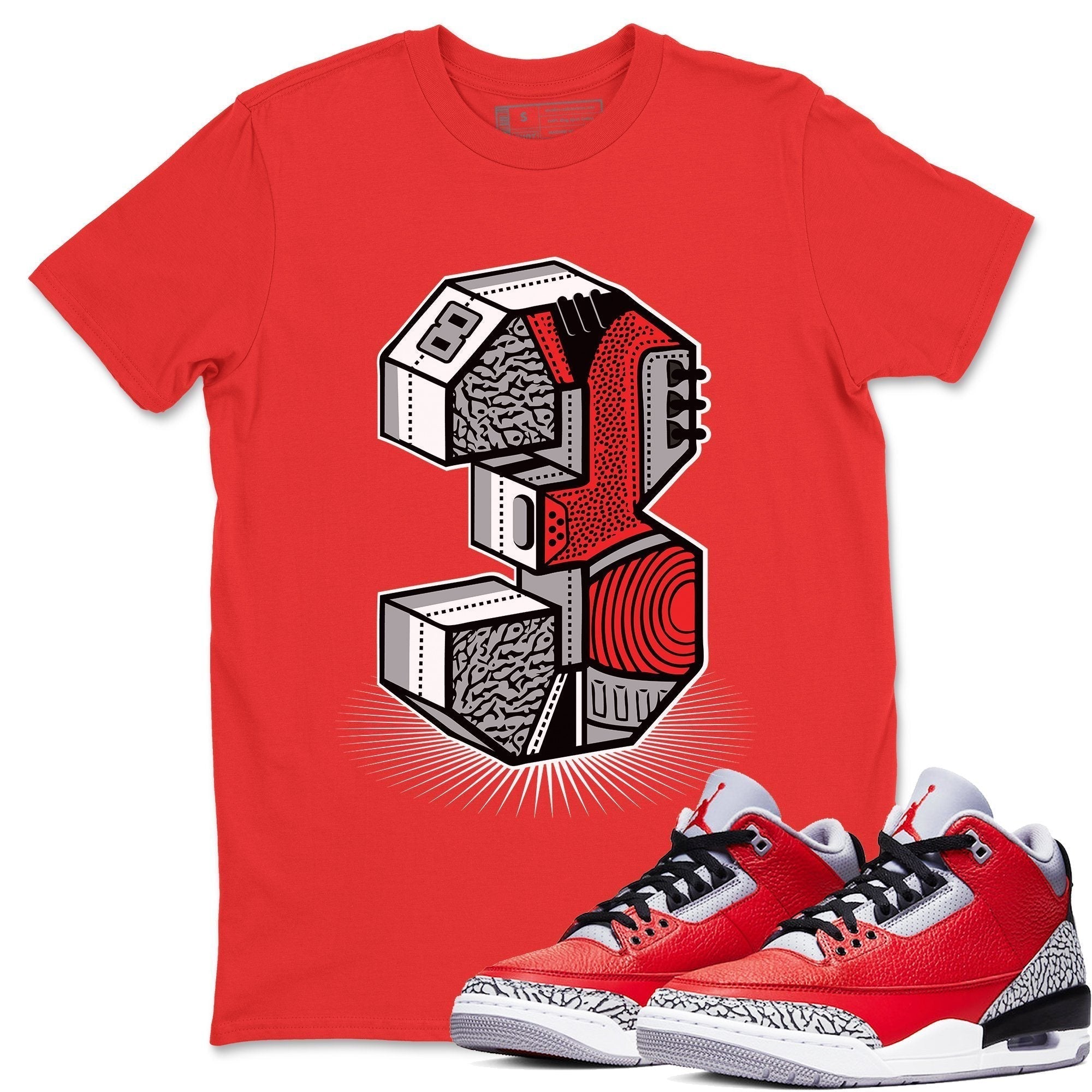 Jordan 3 Unite Shirt To Match Jordans Three Statue Sneaker Tees Jordan 3 Unite Drip Gear Zone Sneaker Matching Clothing Unisex Shirts