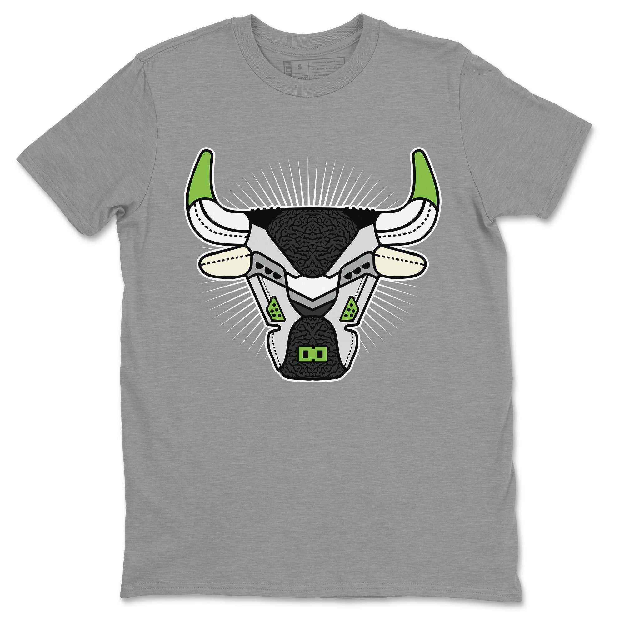 Jordan 3 Chlorophyll Shirt To Match Jordans AJ3 Bull Head Sneaker Tees Jordan 3 Chlorophyll Drip Gear Zone Sneaker Matching Clothing Unisex Shirts