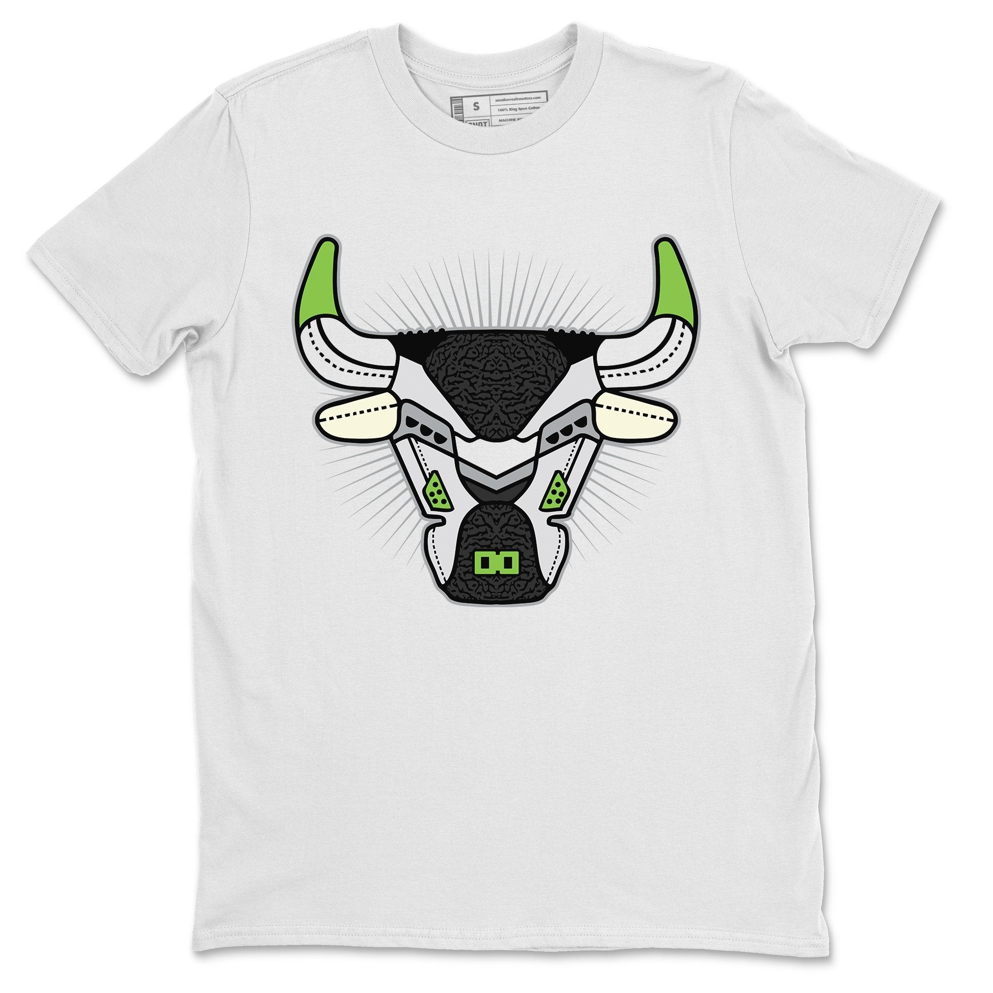 Jordan 3 Chlorophyll Shirt To Match Jordans AJ3 Bull Head Sneaker Tees Jordan 3 Chlorophyll Drip Gear Zone Sneaker Matching Clothing Unisex Shirts