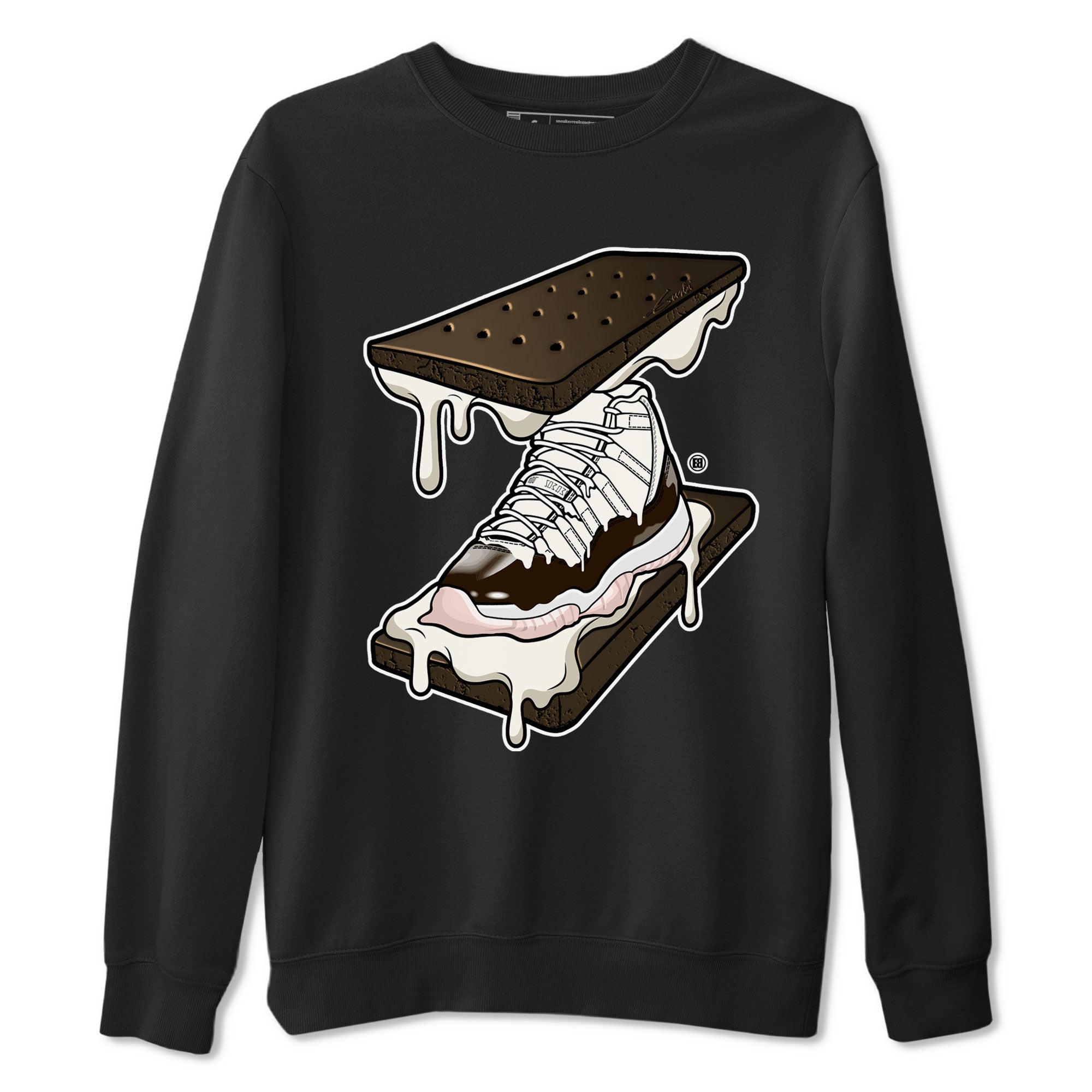 Air Jordan 11 Neapolitan shirt to match jordans Sneaker Sandwich special sneaker matching tees Jordan 11 WMNS Neapolitan Drip Gear Zone Unisex Black 2 T-Shirt