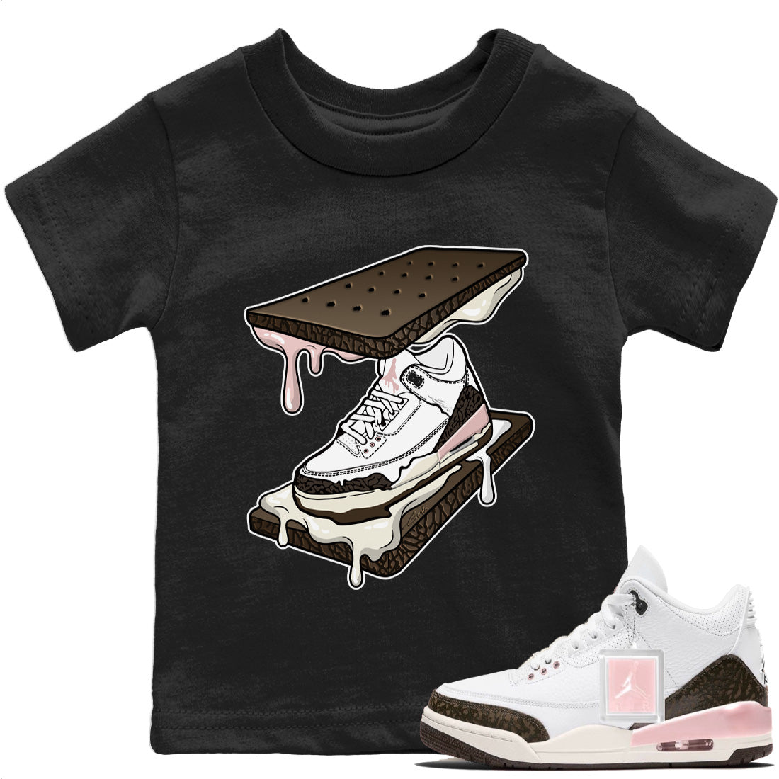 Jordan 3 Atmosphere Sneaker Matching T-Shirt Sneaker Sandwich Sneaker Tees Jordan 3 Atmosphere Sneaker Release Tees Kids Shirts