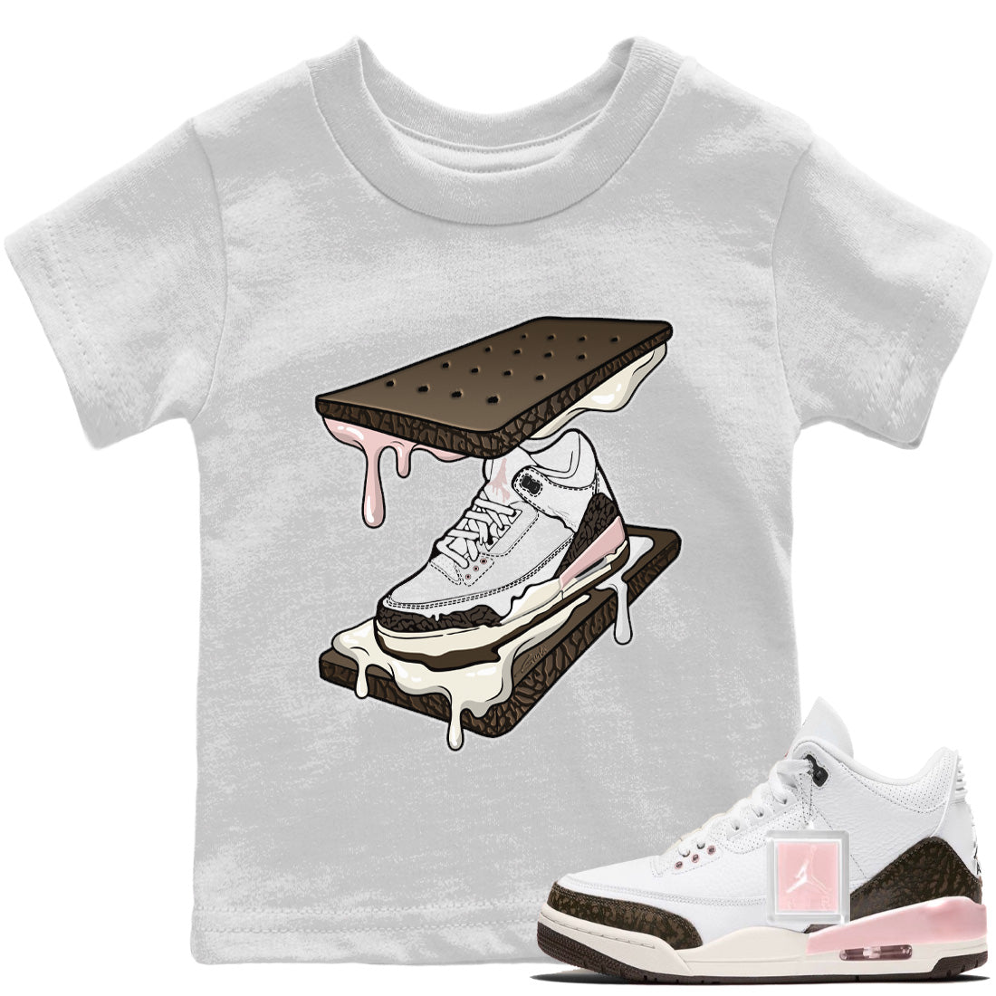 Jordan 3 Atmosphere Sneaker Matching T-Shirt Sneaker Sandwich Sneaker Tees Jordan 3 Atmosphere Sneaker Release Tees Kids Shirts