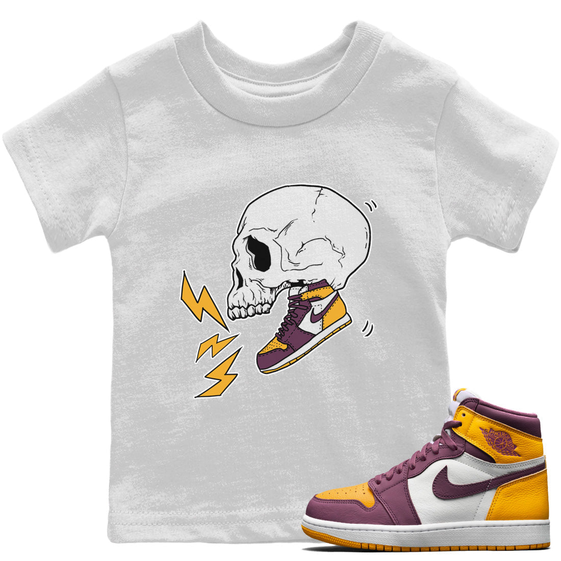 Jordan 1 Brotherhood Sneaker Matching T-Shirt Sneaker Skull Sneaker Tees Jordan 1 Brotherhood Sneaker Release Tees Kids Shirts