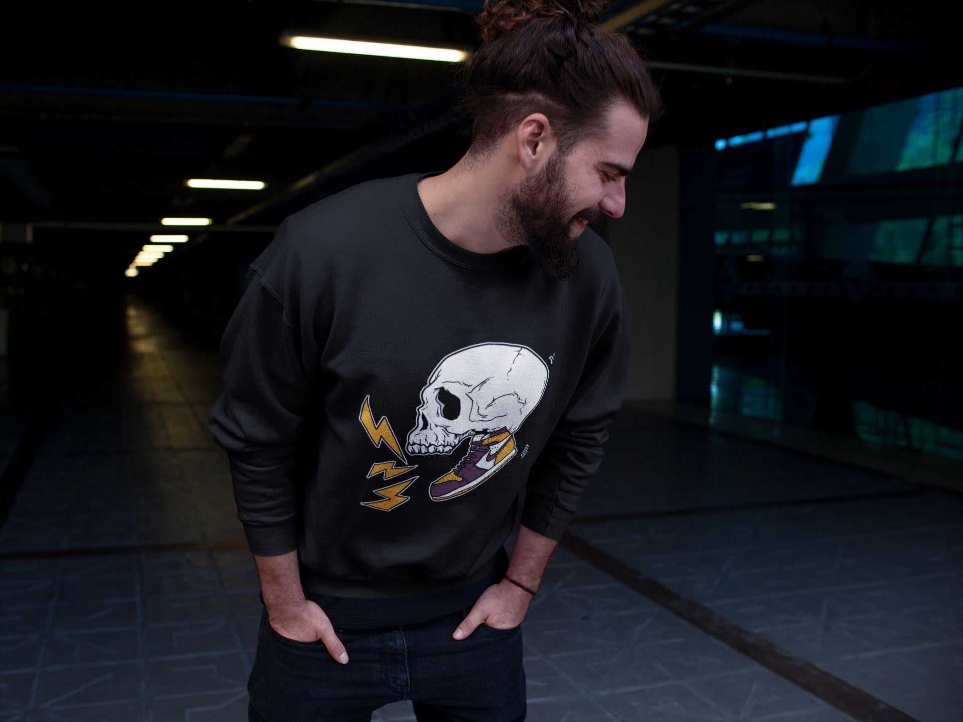 Jordan 1 Brotherhood Sneaker Matching T-Shirt Sneaker Skull Sneaker Tees Jordan 1 Brotherhood Sneaker Release Tees Crew Neck Tees