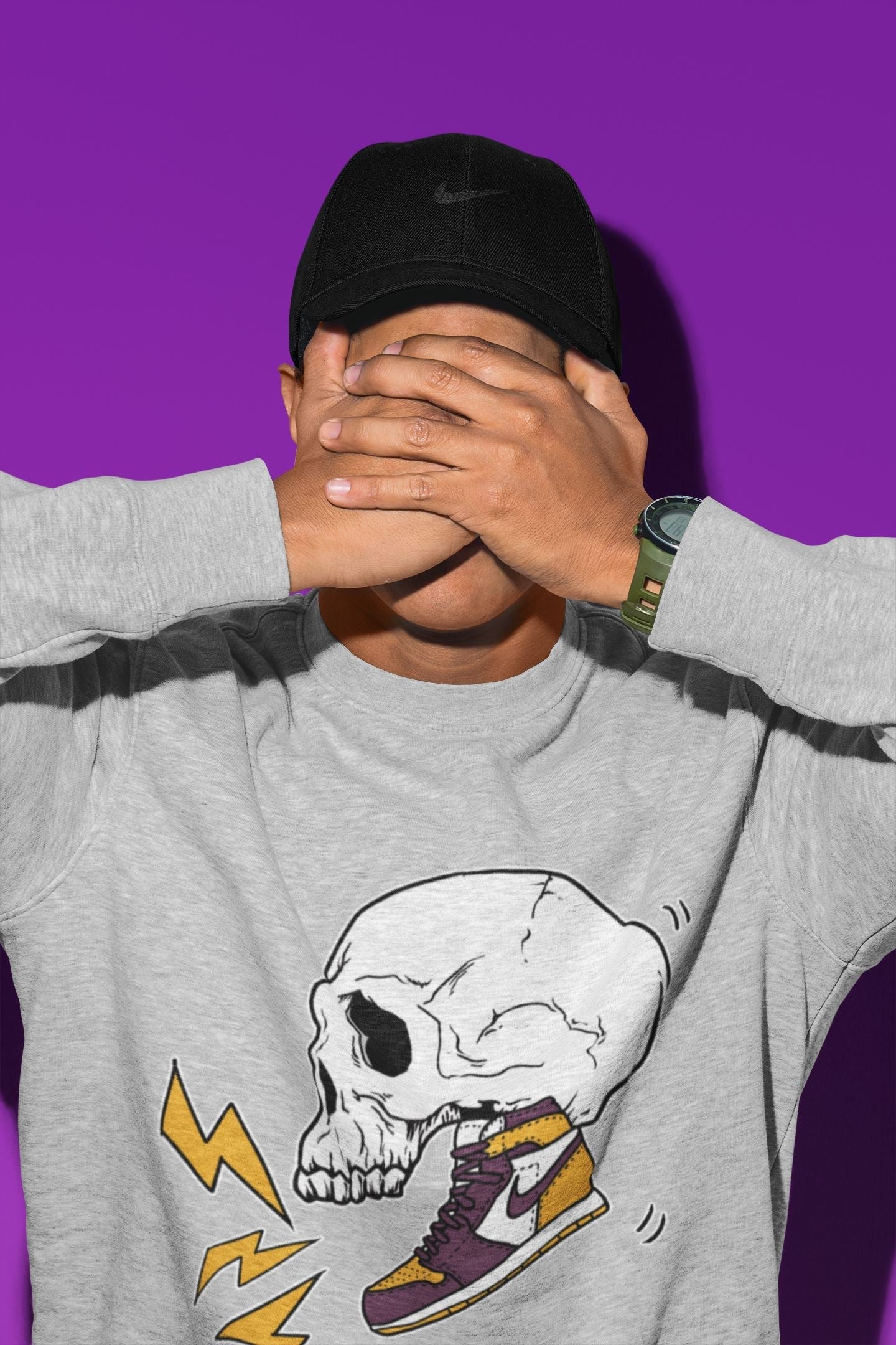 Jordan 1 Brotherhood Sneaker Matching T-Shirt Sneaker Skull Sneaker Tees Jordan 1 Brotherhood Sneaker Release Tees Crew Neck Tees