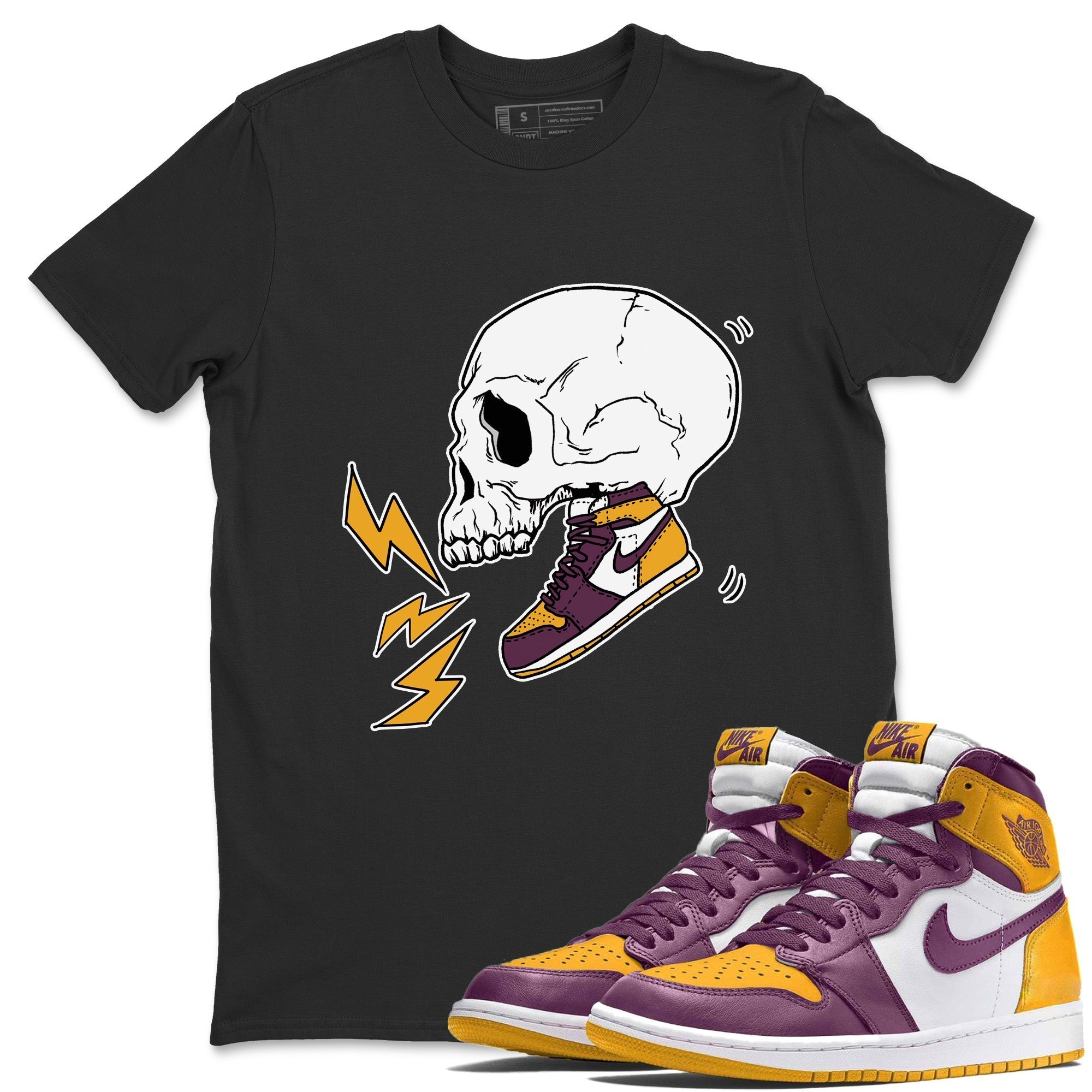 Jordan 1 Brotherhood Sneaker Matching T-Shirt Sneaker Skull Sneaker Tees Jordan 1 Brotherhood Sneaker Release Tees Crew Neck Tees