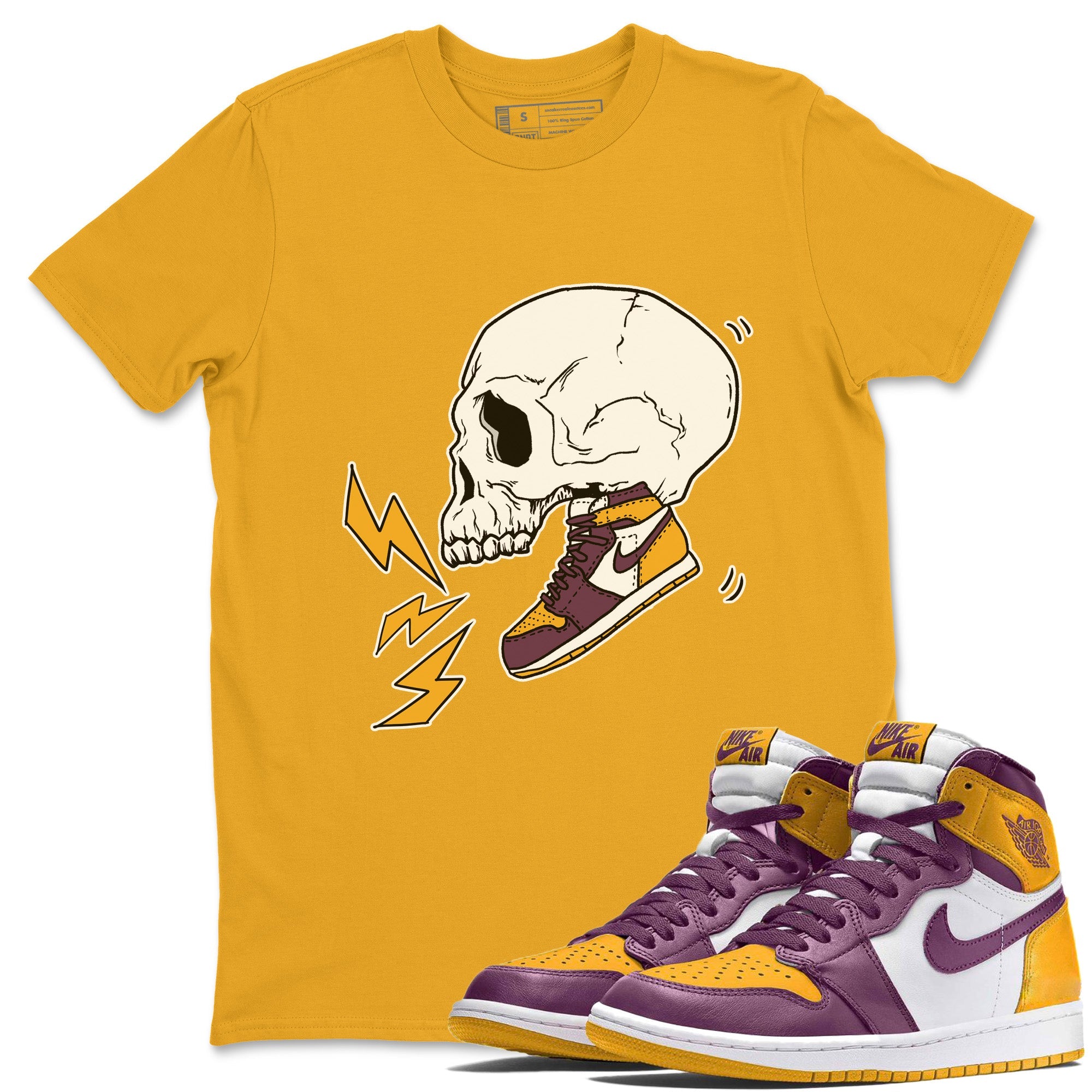 Jordan 1 Brotherhood Sneaker Matching T-Shirt Sneaker Skull Sneaker Tees Jordan 1 Brotherhood Sneaker Release Tees Crew Neck Tees