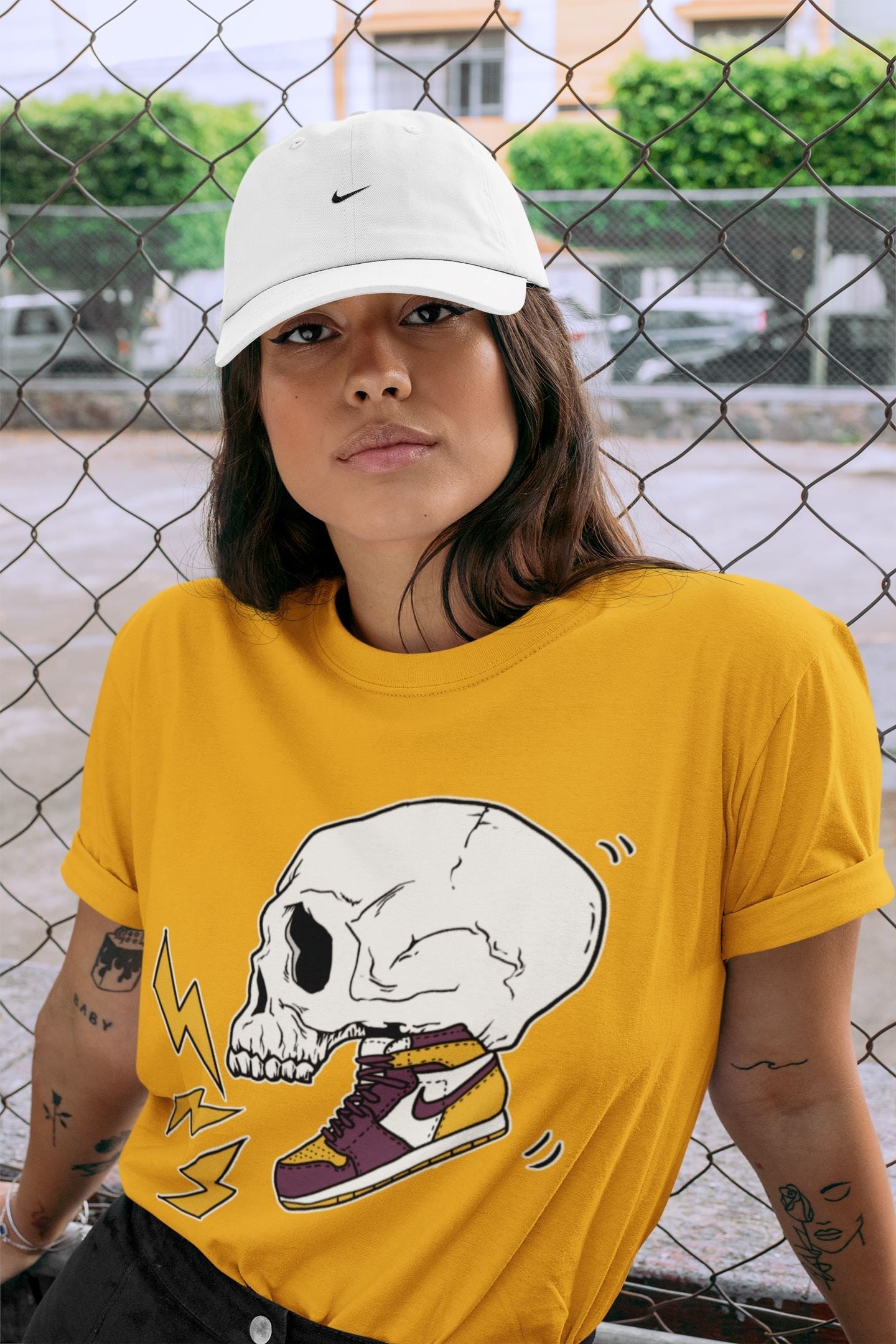 Jordan 1 Brotherhood Sneaker Matching T-Shirt Sneaker Skull Sneaker Tees Jordan 1 Brotherhood Sneaker Release Tees Crew Neck Tees