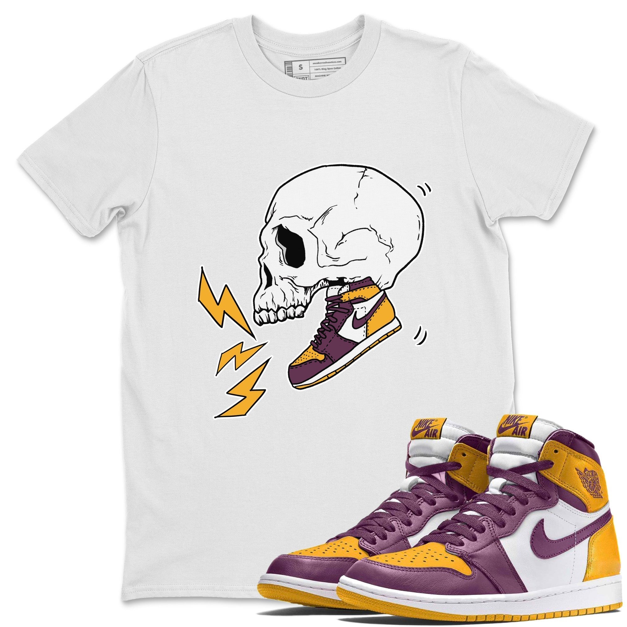 Jordan 1 Brotherhood Sneaker Matching T-Shirt Sneaker Skull Sneaker Tees Jordan 1 Brotherhood Sneaker Release Tees Crew Neck Tees