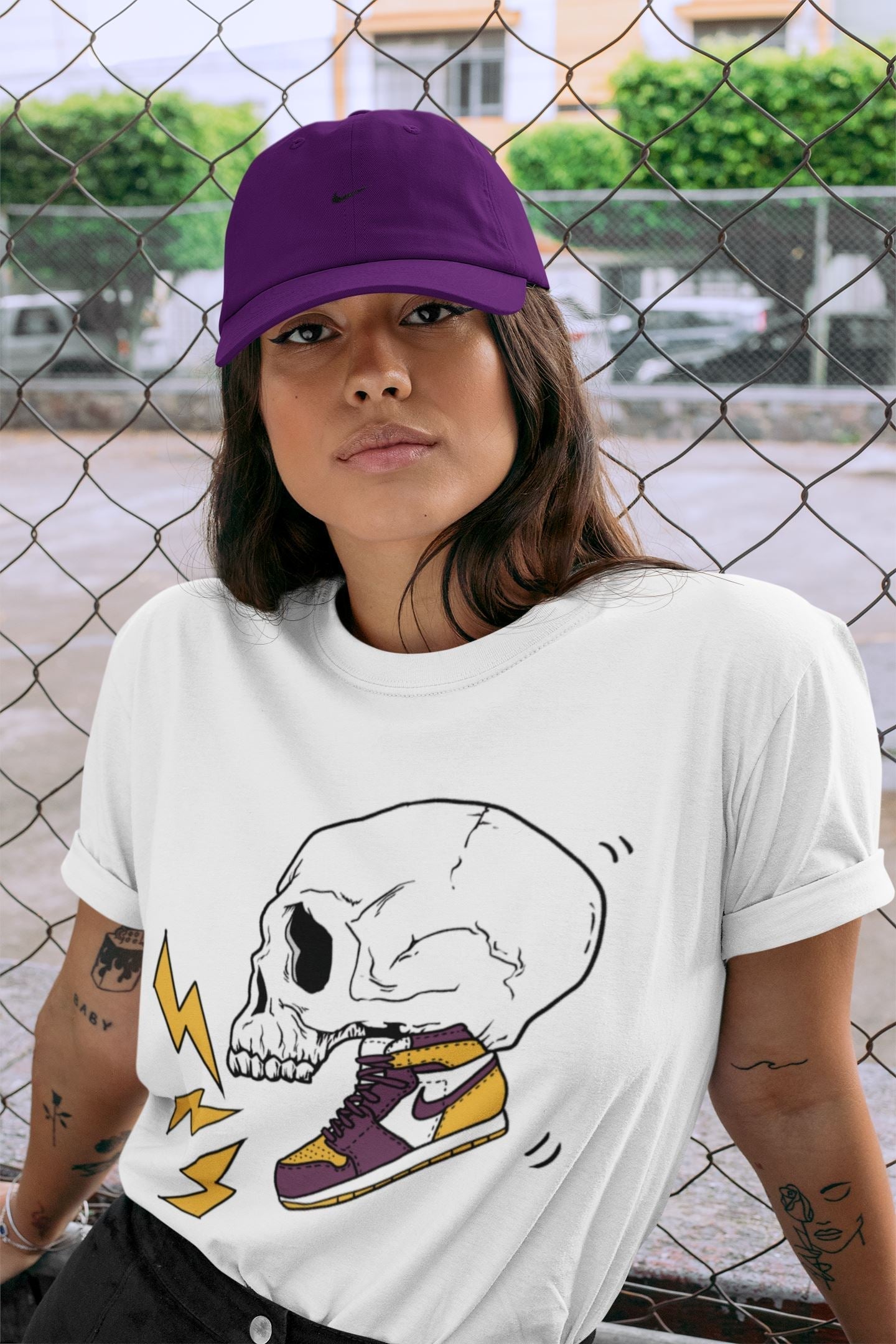 Jordan 1 Brotherhood Sneaker Matching T-Shirt Sneaker Skull Sneaker Tees Jordan 1 Brotherhood Sneaker Release Tees Crew Neck Tees