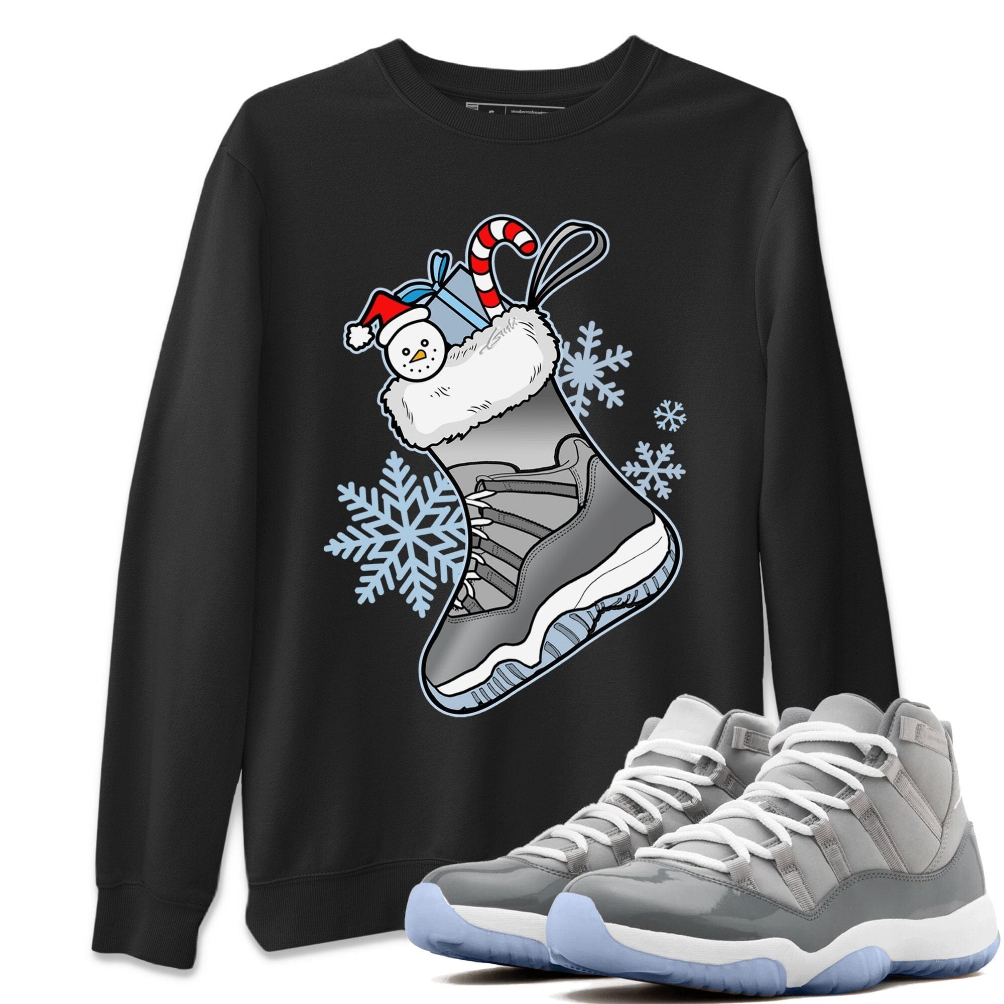 Jordan 11 Cool Grey Shirt To Match Jordans Sneaker Stocking Sneaker Tees Jordan 11 Cool Grey Drip Gear Zone Sneaker Matching Clothing Unisex Shirts