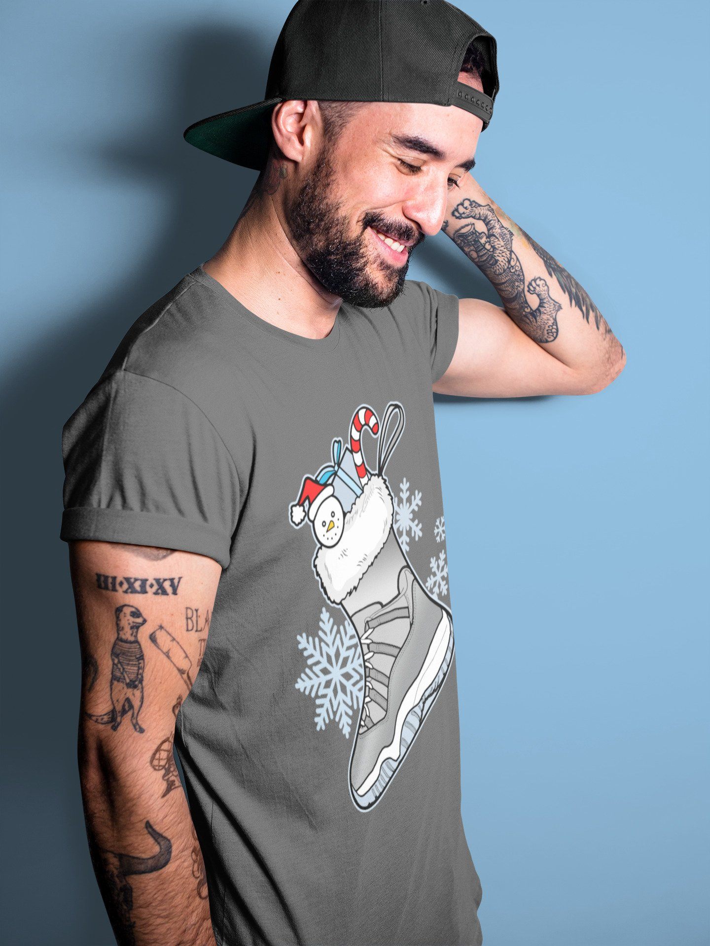 Jordan 11 Cool Grey Shirt To Match Jordans Sneaker Stocking Sneaker Tees Jordan 11 Cool Grey Drip Gear Zone Sneaker Matching Clothing Unisex Shirts