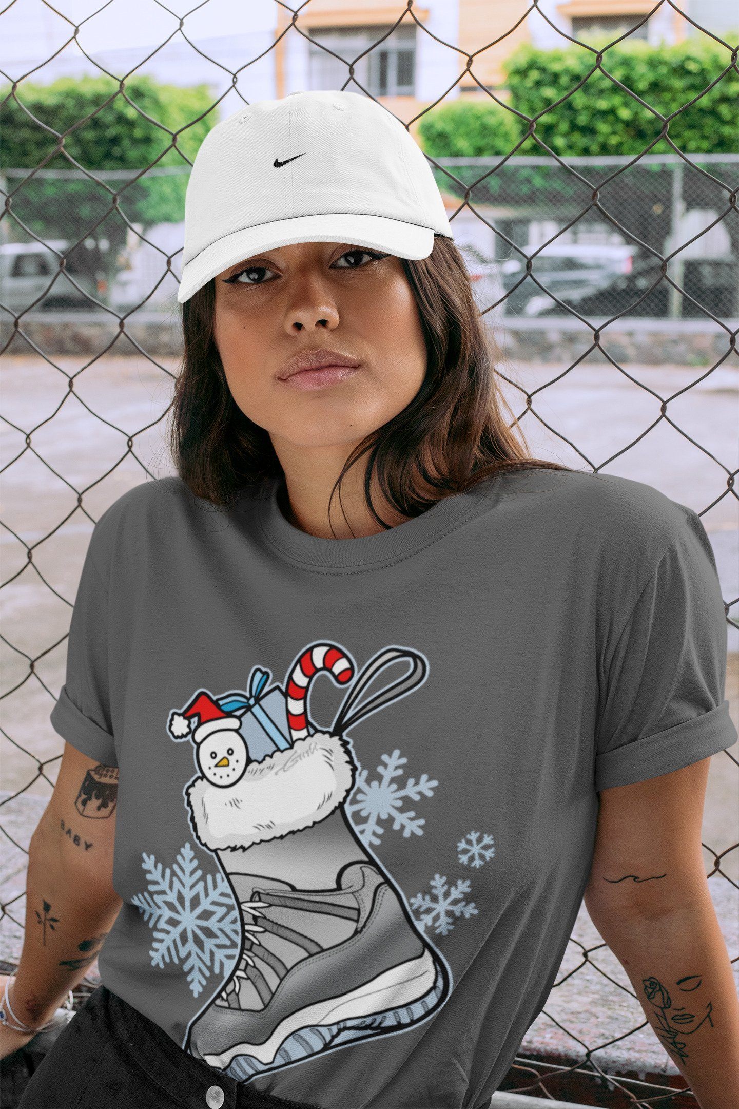 Jordan 11 Cool Grey Shirt To Match Jordans Sneaker Stocking Sneaker Tees Jordan 11 Cool Grey Drip Gear Zone Sneaker Matching Clothing Unisex Shirts