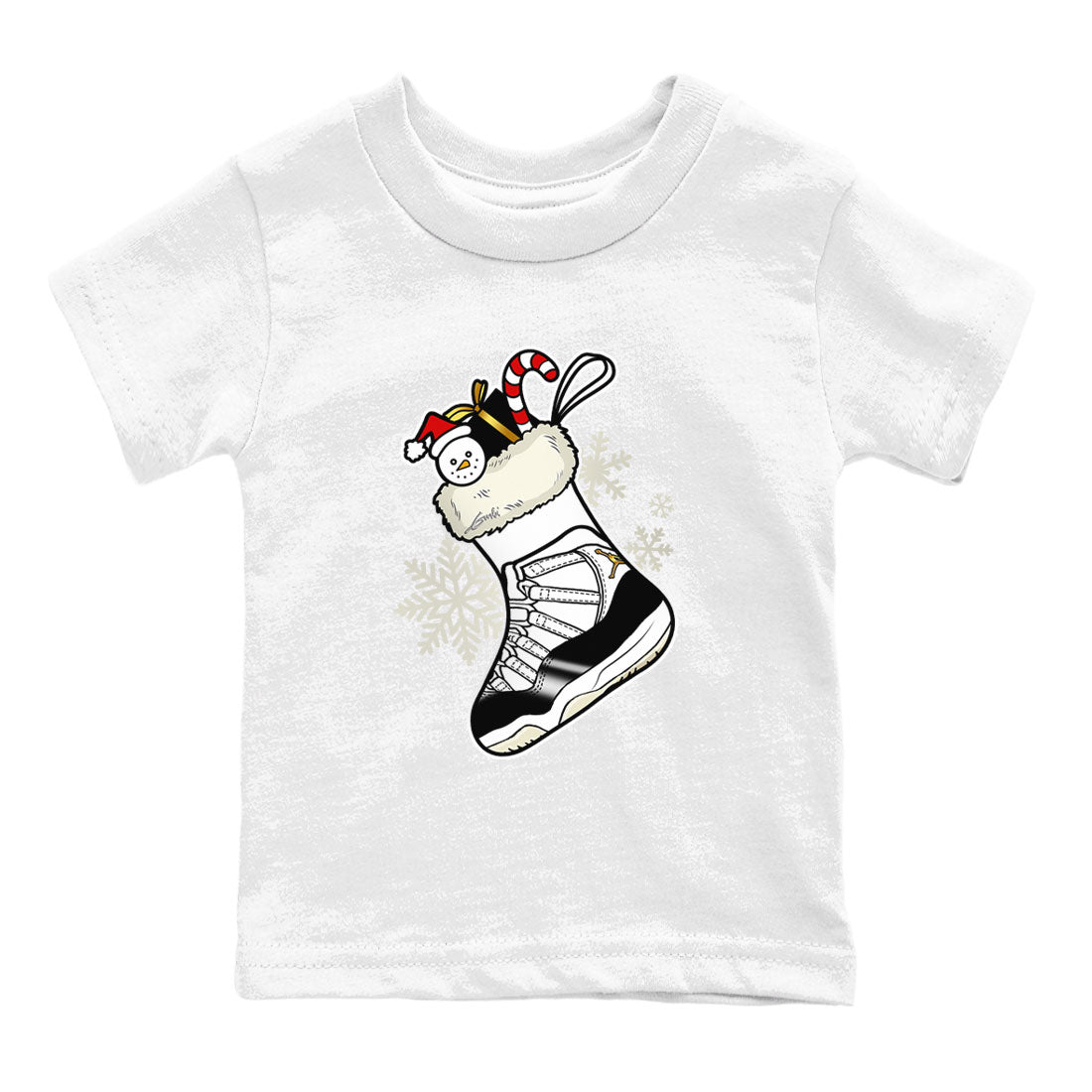 Air Jordan 11 Retro Gratitude shirt to match jordans Sneaker Stocking sneaker match tees Air Jordan 11 Gratitude Drip Gear Zone Baby Toddler White 2 T-Shirt