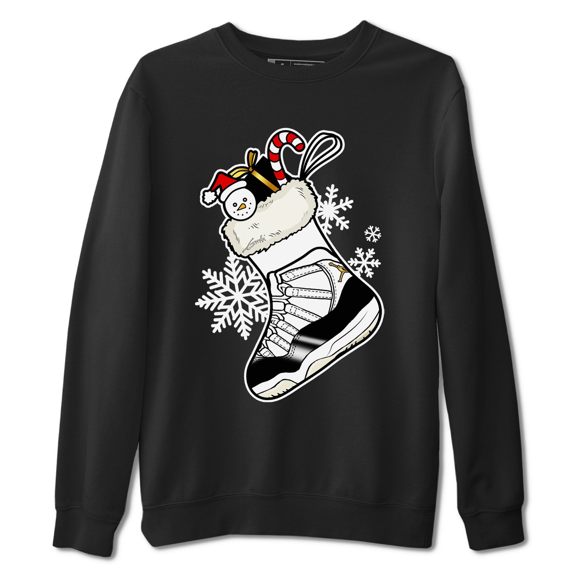 Air Jordan 11 Retro Gratitude shirt to match jordans Sneaker Stocking sneaker match tees Air Jordan 11 Gratitude Drip Gear Zone Unisex Black 2 T-Shirt