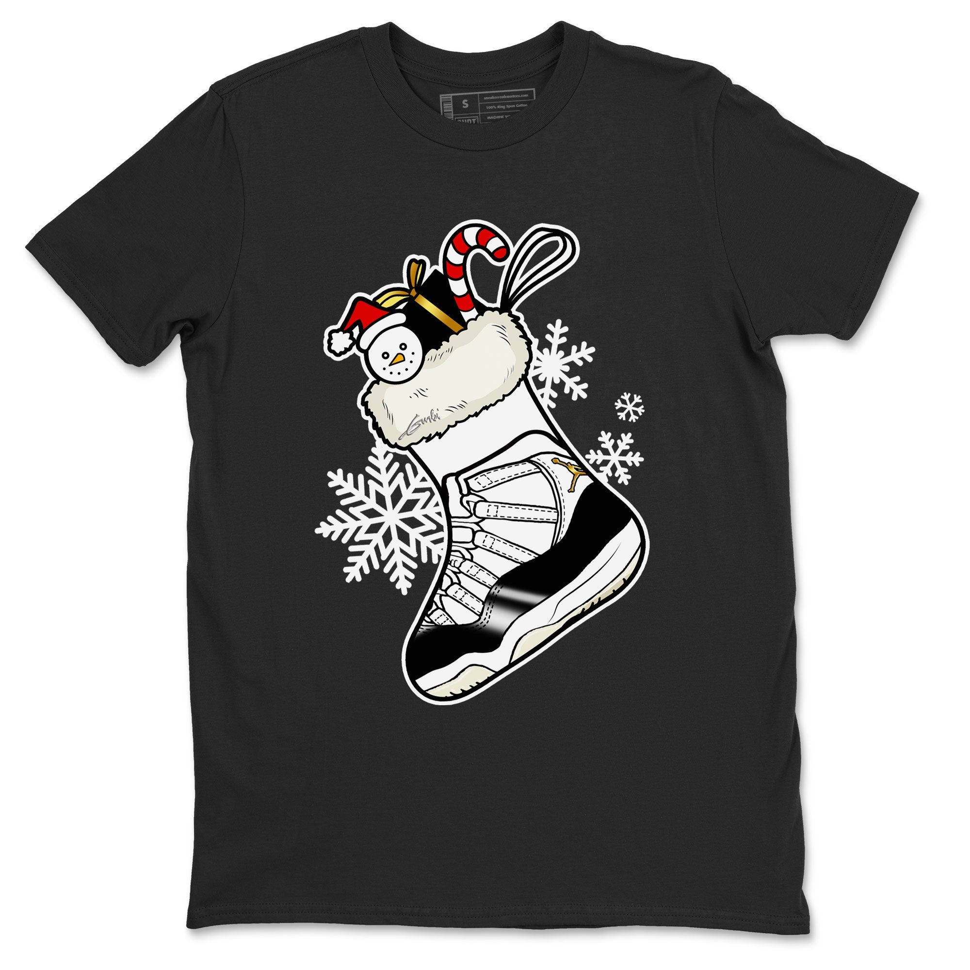 Air Jordan 11 Retro Gratitude shirt to match jordans Sneaker Stocking sneaker match tees Air Jordan 11 Gratitude Drip Gear Zone Unisex Black 2 T-Shirt