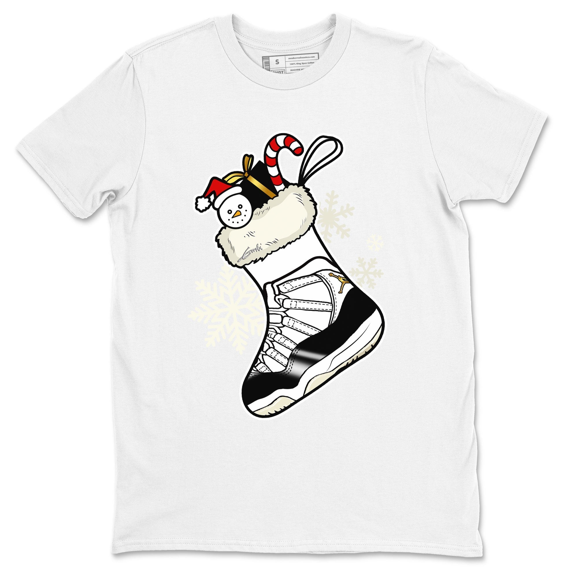 Air Jordan 11 Retro Gratitude shirt to match jordans Sneaker Stocking sneaker match tees Air Jordan 11 Gratitude Drip Gear Zone Unisex White 2 T-Shirt