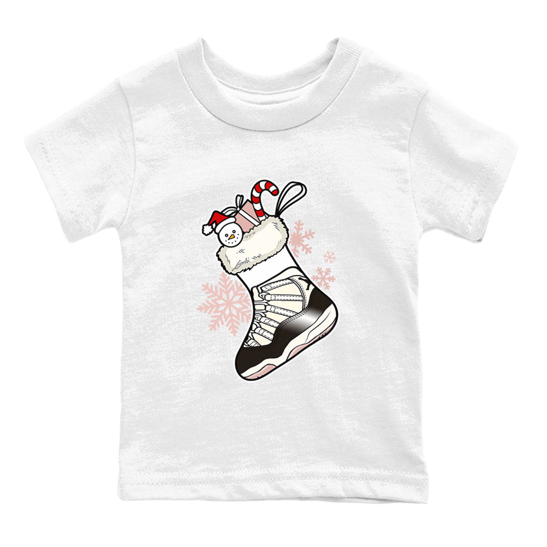 11s WMNS Neapolitan shirt to match jordans Sneaker Stocking sneaker match tees Air Jordan 11 Neapolitan Drip Gear Zone Baby Toddler White 2 T-Shirt