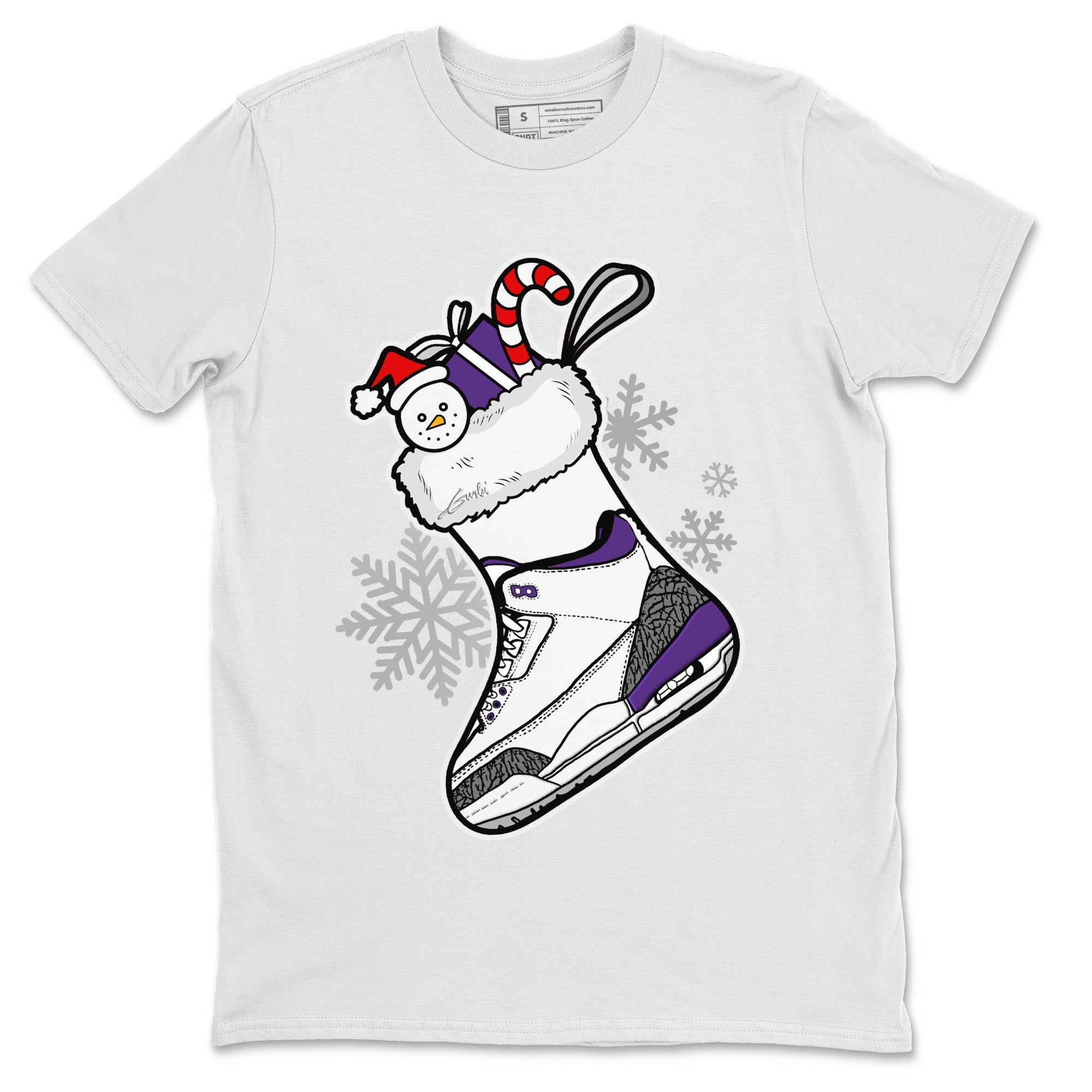Jordan 3 Dark Iris Shirt To Match Jordans Sneaker Stocking Sneaker Tees Jordan 3 Dark Iris Drip Gear Zone Sneaker Matching Clothing Unisex Shirts