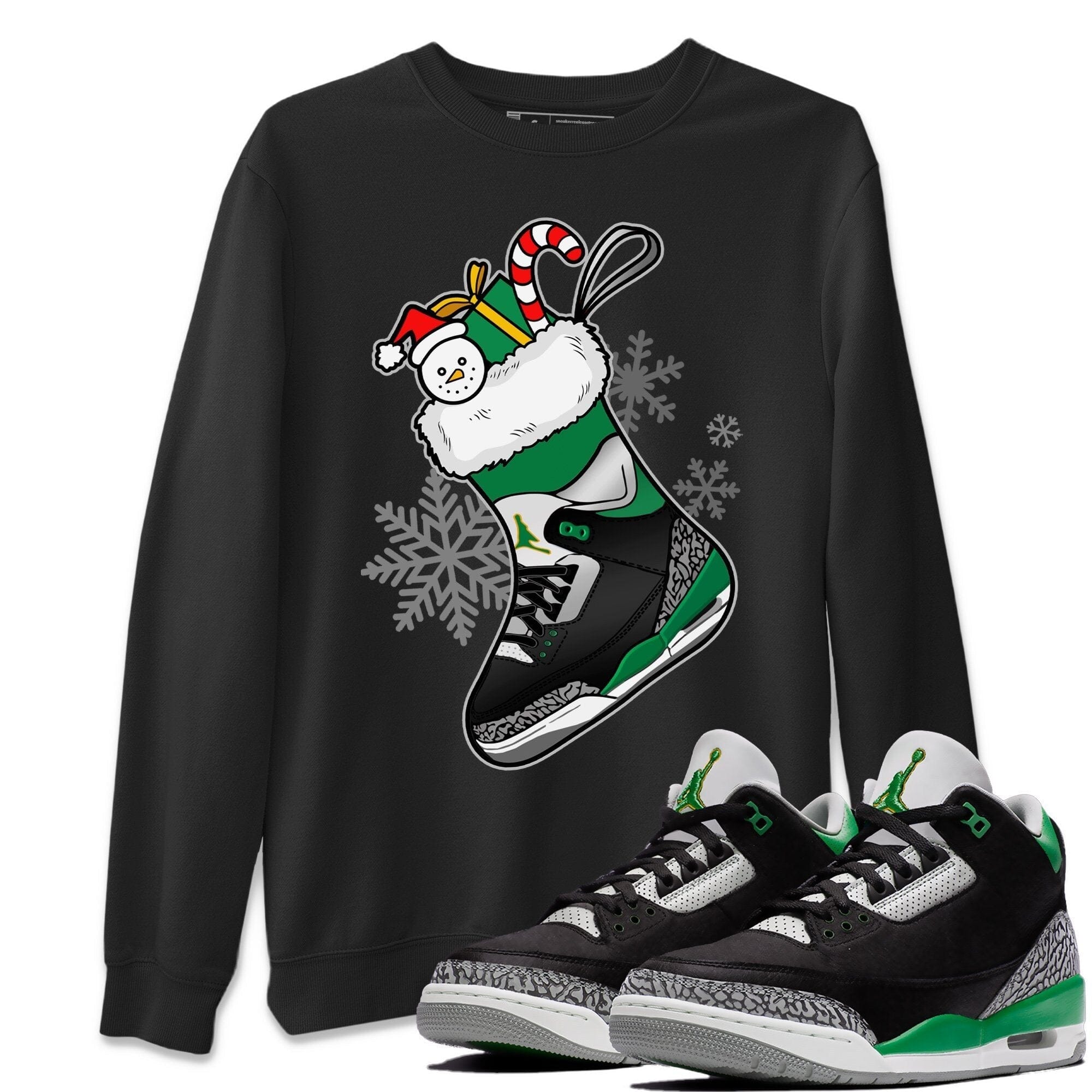 Jordan 3 Pine Green Shirt To Match Jordans Sneaker Stocking Sneaker Tees Jordan 3 Pine Green Drip Gear Zone Sneaker Matching Clothing Unisex Shirts