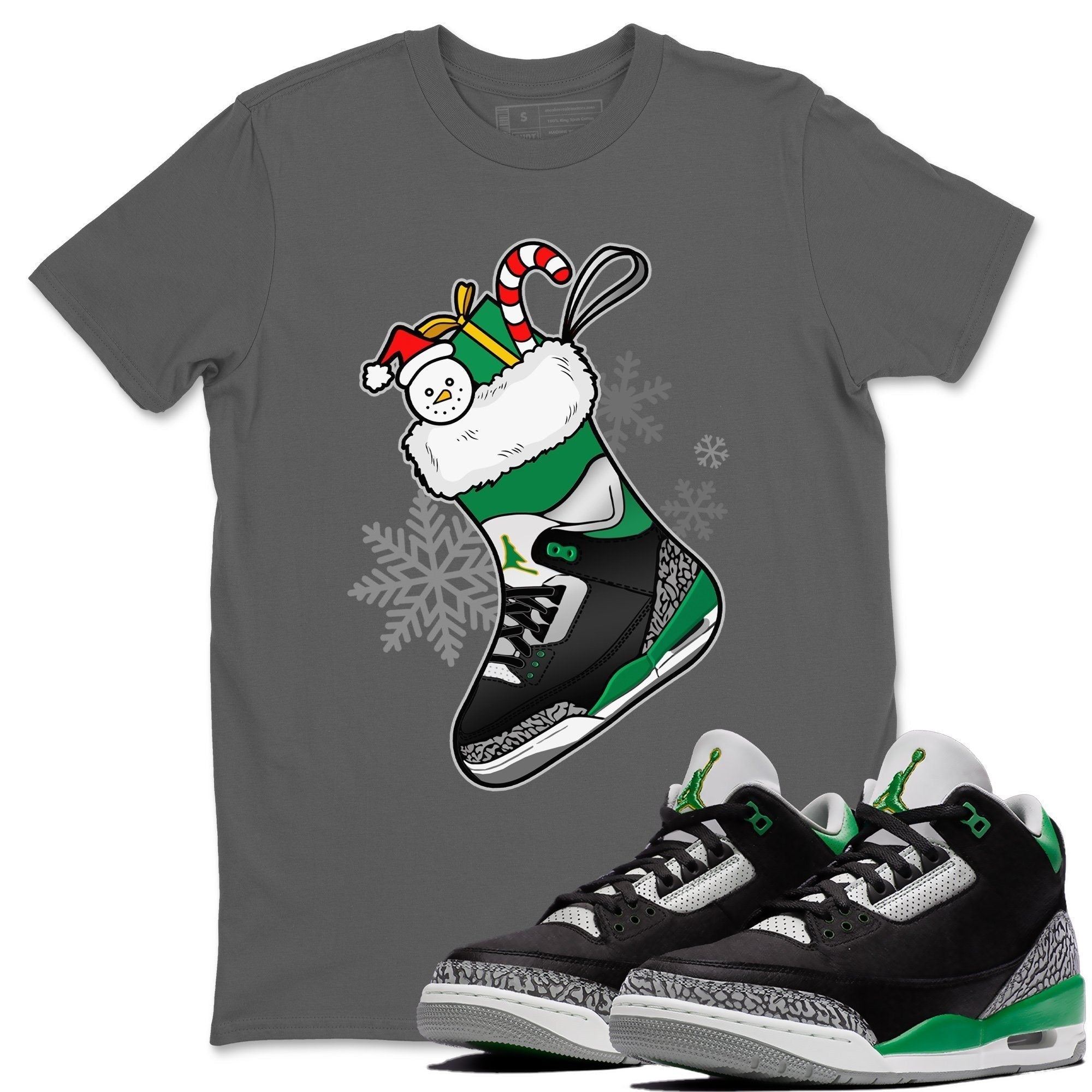 Jordan 3 Pine Green Shirt To Match Jordans Sneaker Stocking Sneaker Tees Jordan 3 Pine Green Drip Gear Zone Sneaker Matching Clothing Unisex Shirts