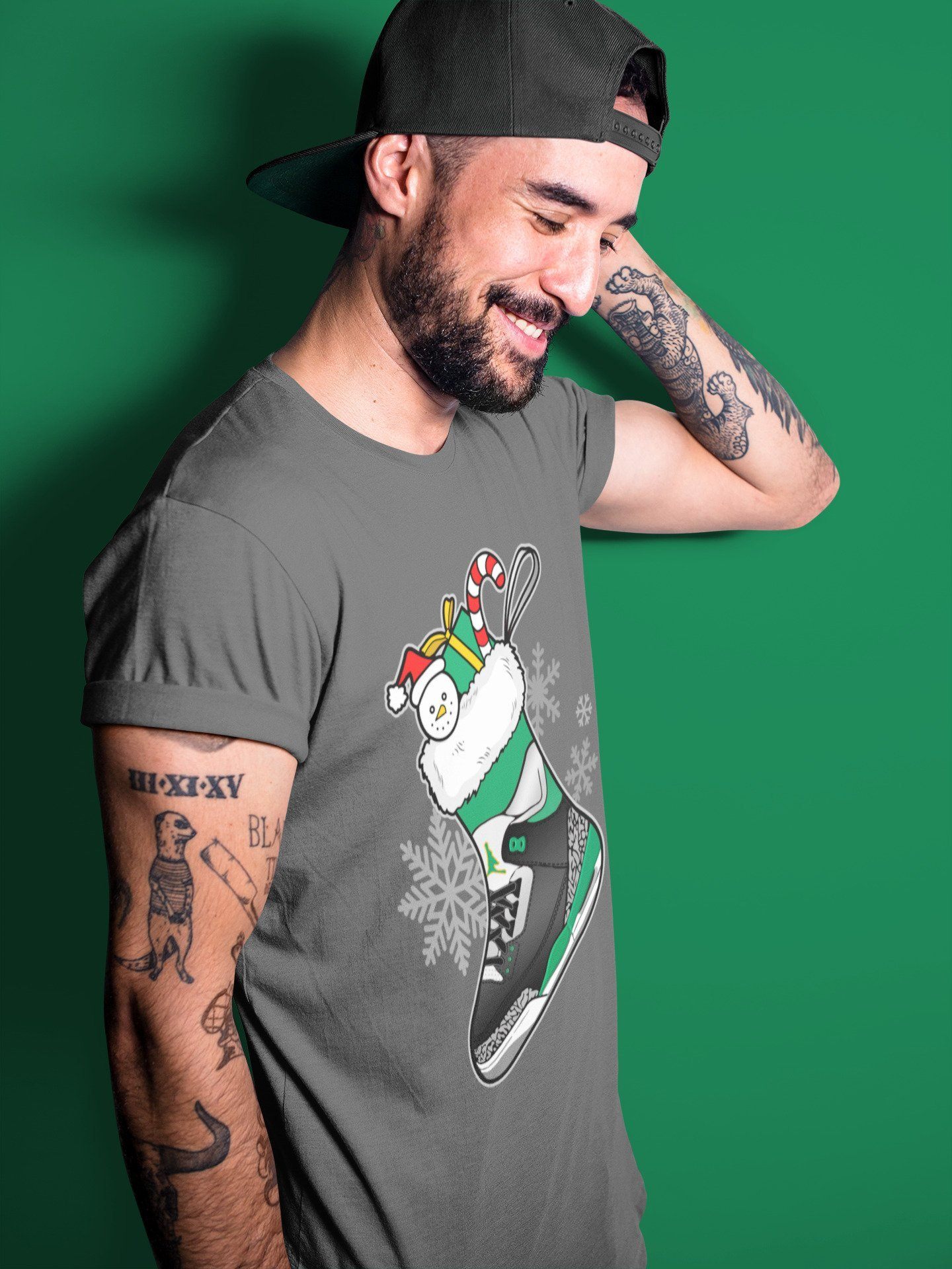 Jordan 3 Pine Green Shirt To Match Jordans Sneaker Stocking Sneaker Tees Jordan 3 Pine Green Drip Gear Zone Sneaker Matching Clothing Unisex Shirts