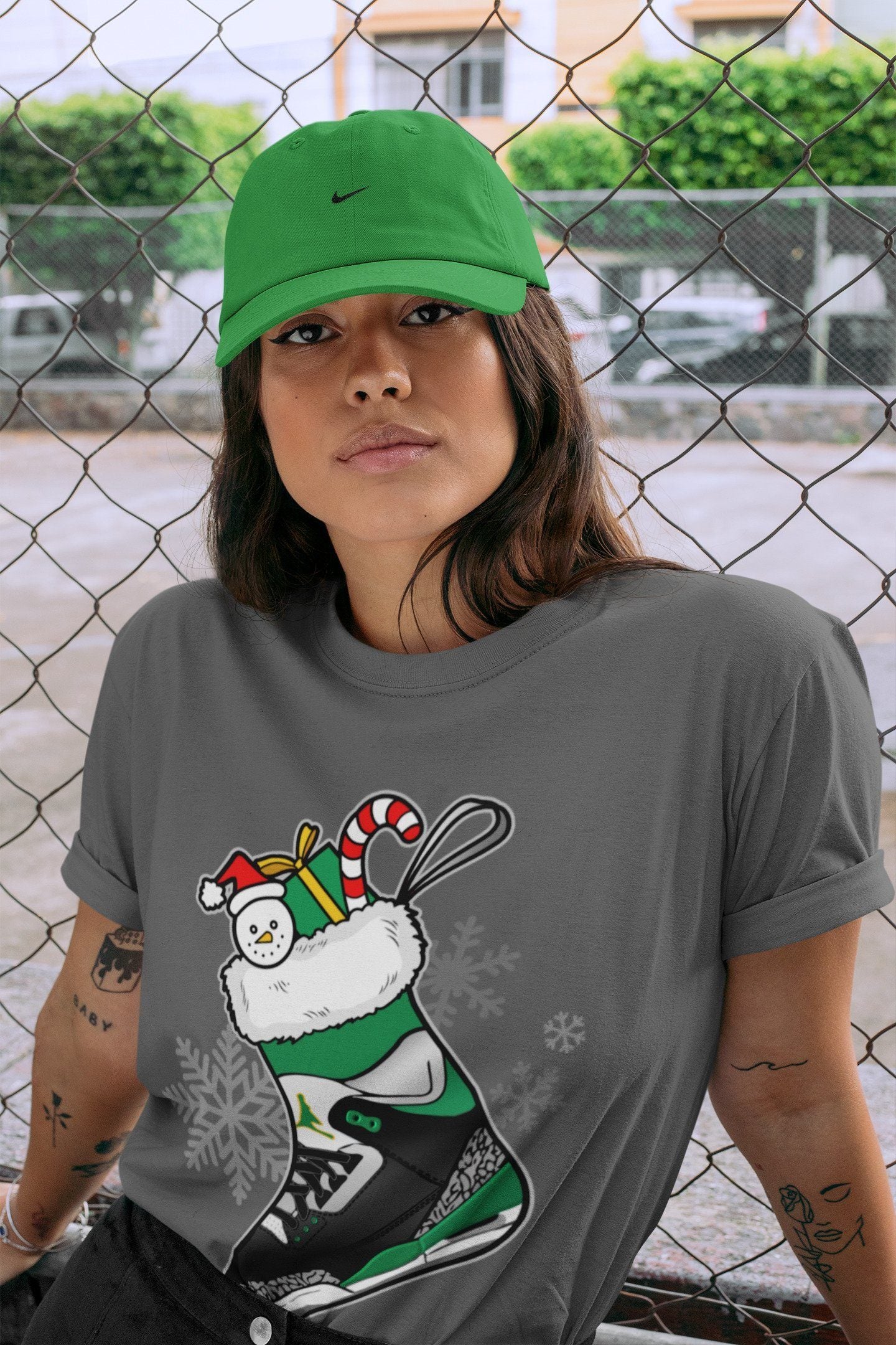 Jordan 3 Pine Green Shirt To Match Jordans Sneaker Stocking Sneaker Tees Jordan 3 Pine Green Drip Gear Zone Sneaker Matching Clothing Unisex Shirts