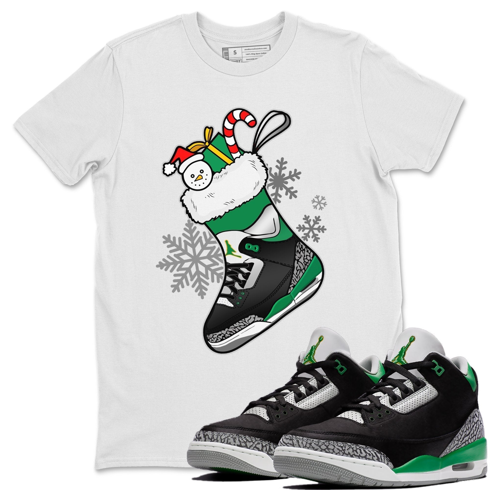 Jordan 3 Pine Green Shirt To Match Jordans Sneaker Stocking Sneaker Tees Jordan 3 Pine Green Drip Gear Zone Sneaker Matching Clothing Unisex Shirts