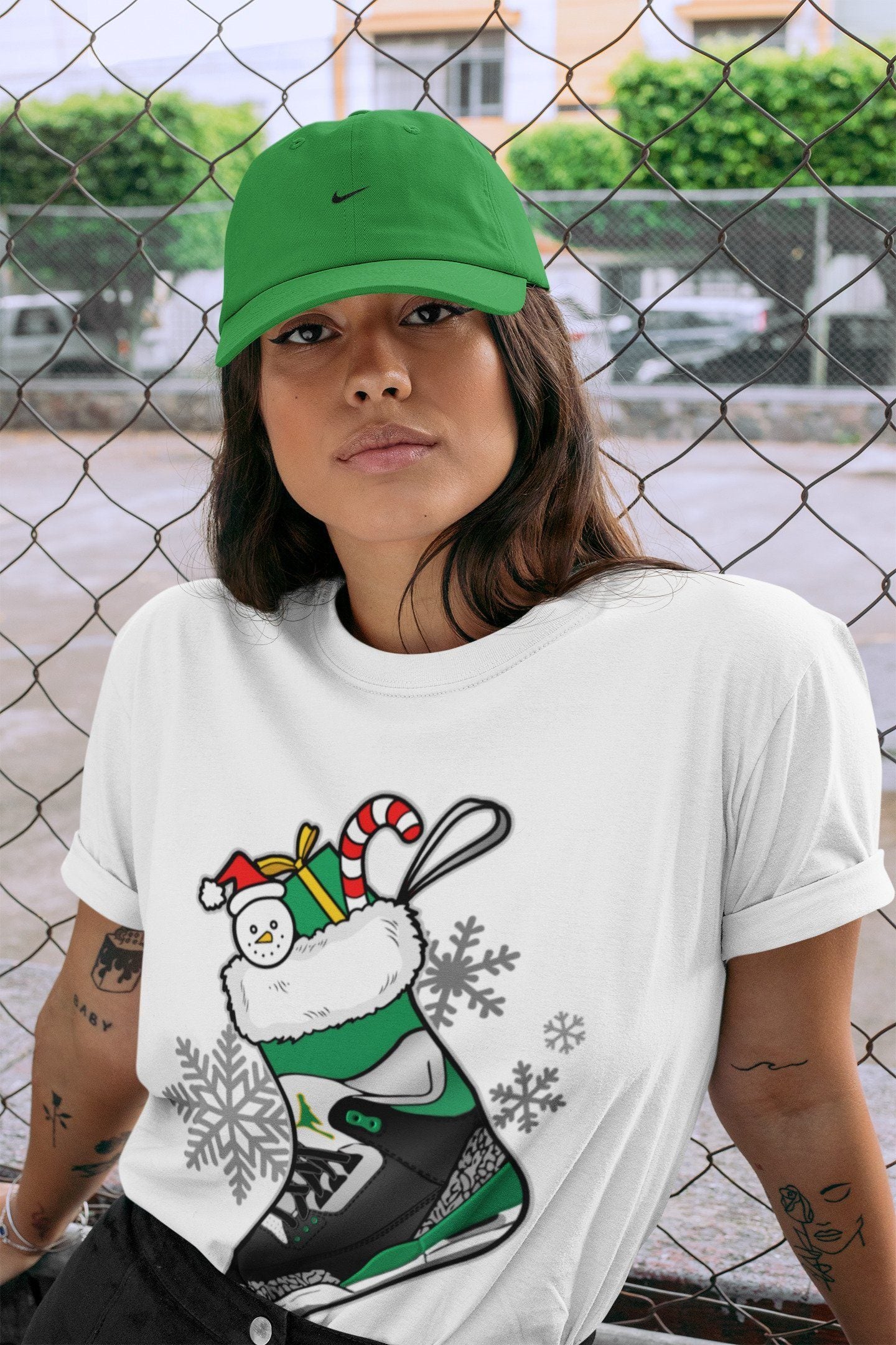 Jordan 3 Pine Green Shirt To Match Jordans Sneaker Stocking Sneaker Tees Jordan 3 Pine Green Drip Gear Zone Sneaker Matching Clothing Unisex Shirts