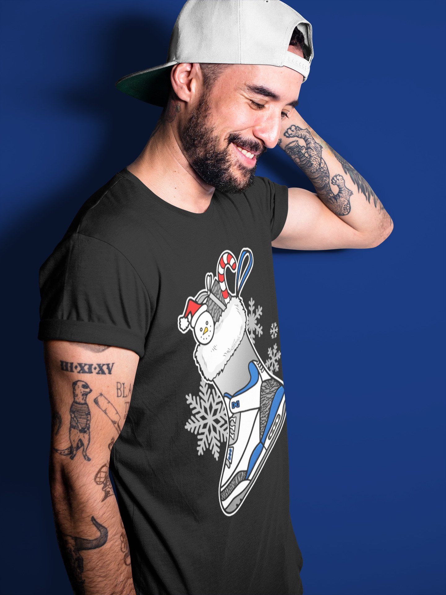 Jordan 3 Racer Blue Shirt To Match Jordans Sneaker Stocking Sneaker Tees Jordan 3 Racer Blue Drip Gear Zone Sneaker Matching Clothing Unisex Shirts