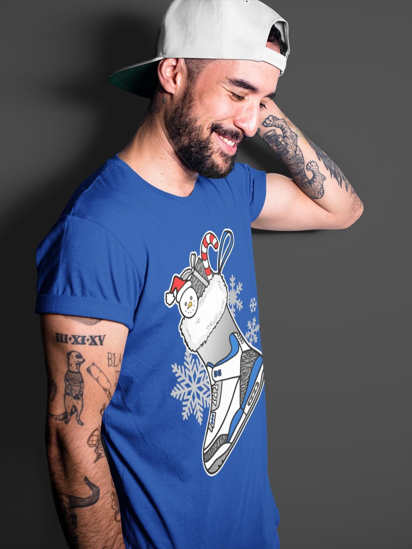 Jordan 3 Racer Blue Shirt To Match Jordans Sneaker Stocking Sneaker Tees Jordan 3 Racer Blue Drip Gear Zone Sneaker Matching Clothing Unisex Shirts