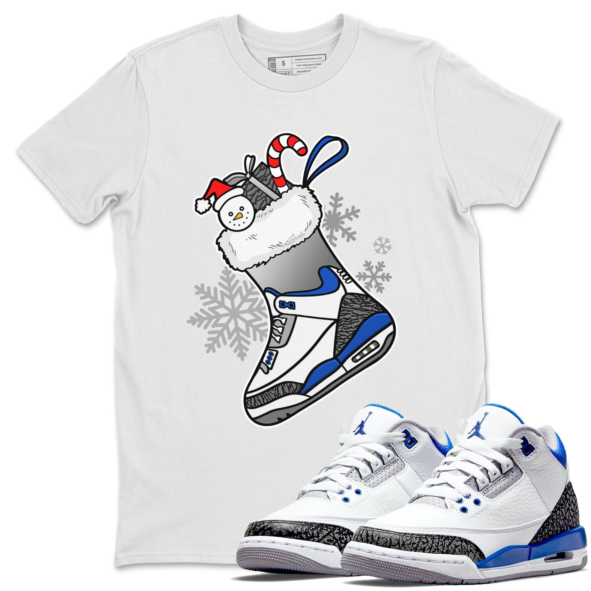 Jordan 3 Racer Blue Shirt To Match Jordans Sneaker Stocking Sneaker Tees Jordan 3 Racer Blue Drip Gear Zone Sneaker Matching Clothing Unisex Shirts